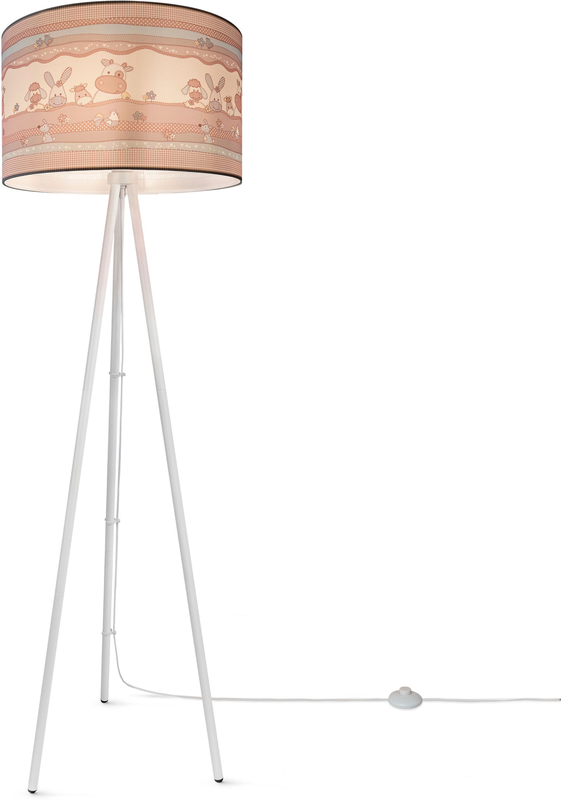 Paco Home Stehlampe »Trina Cosmo«, Leuchtmittel E27 | ohne Leuchtmittel, Kinderlampe Stehlampe LED Kinderzimmer, Tier-Motiv, verspielt, E27