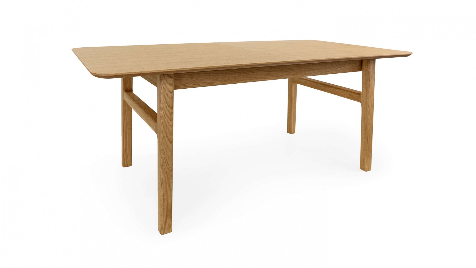 Woodman Esstisch »Curved«, Scandi Design, Breite 180 cm, ausziehbar auf 220 cm