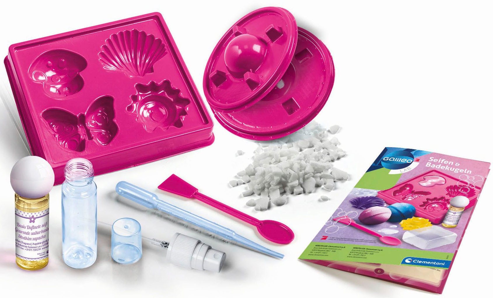 Clementoni® Experimentierkasten »Galileo, Seifen und Badekugeln«, Made in Europe