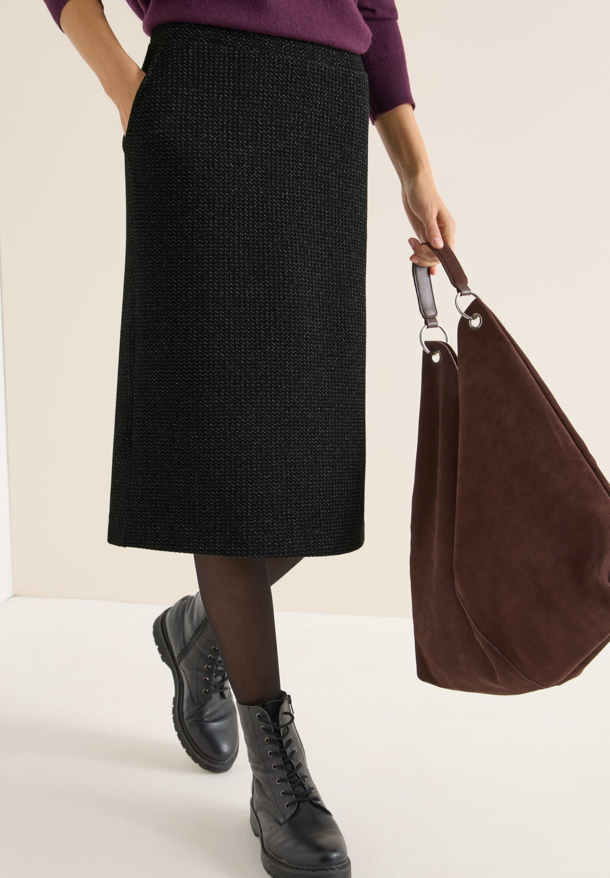 Cecil Midirock mit Glitzerdetails und Gummizug