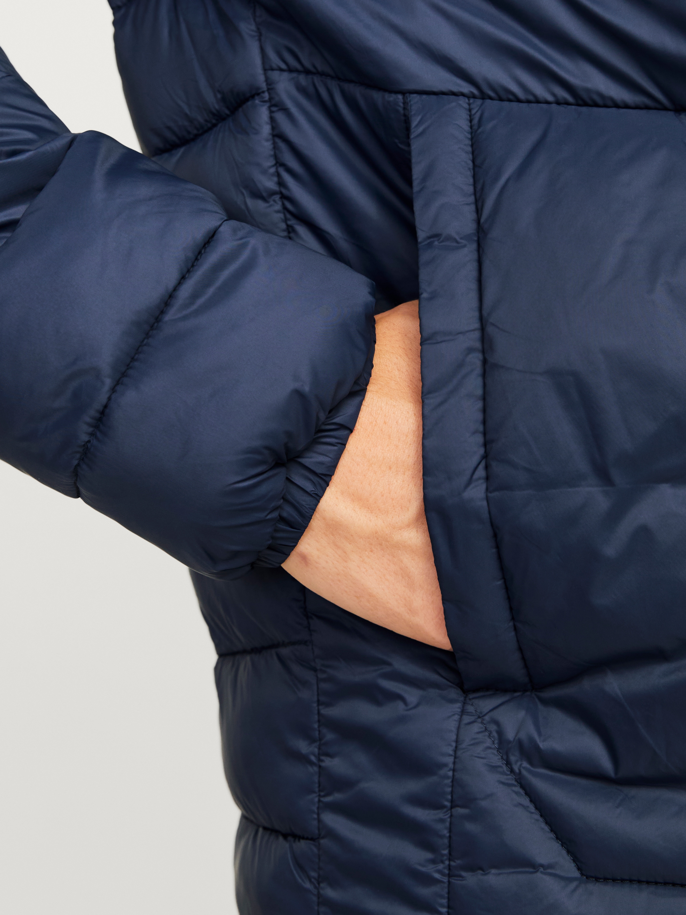 Jack & Jones Steppjacke »JJESPRINT PUFFER HOOD NOOS« mit Kapuze