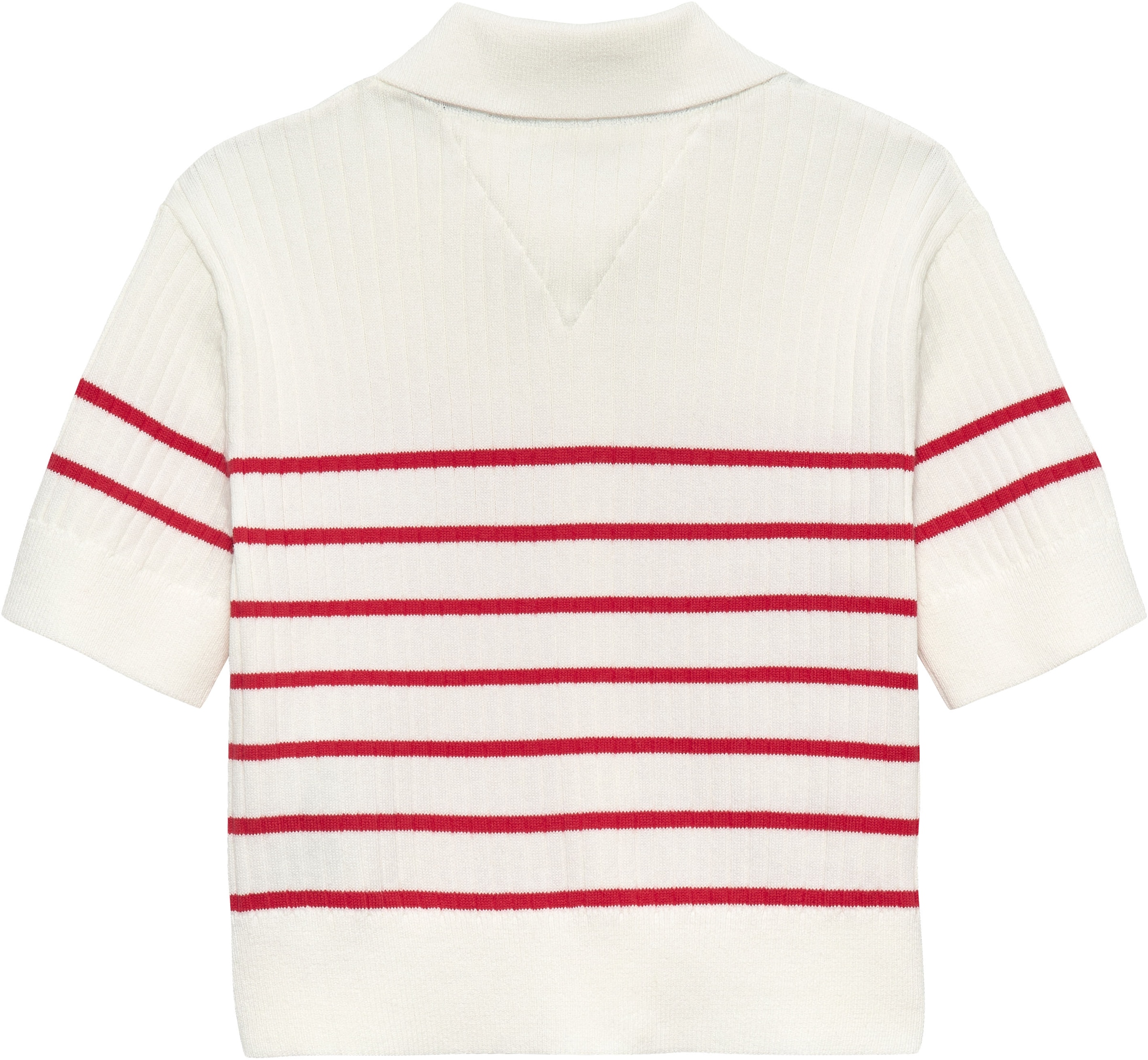 Tommy Hilfiger Strickjacke »SWEATER RIB POLO SS« Kinder bis 16 Jahre, regular fit