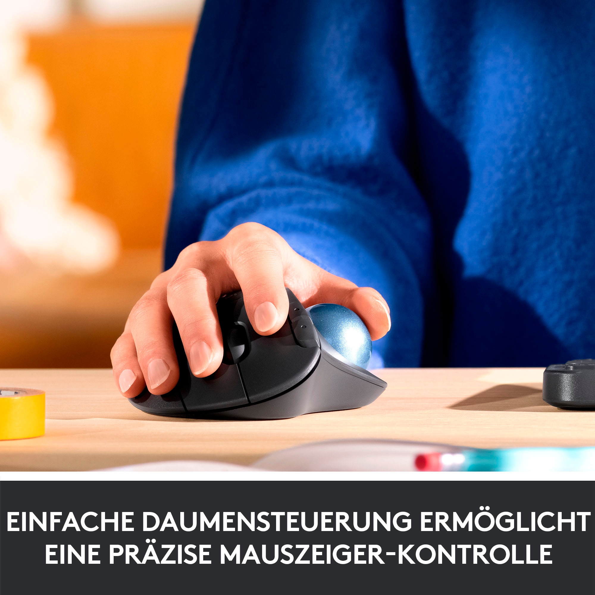 Logitech Maus »ERGO M575«, Bluetooth