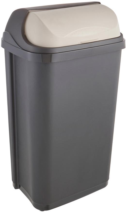 Keeeper Mülleimer »rasmus in grau, Größe B/H/T: 39 cm x 67,5 cm x 29,5 cm