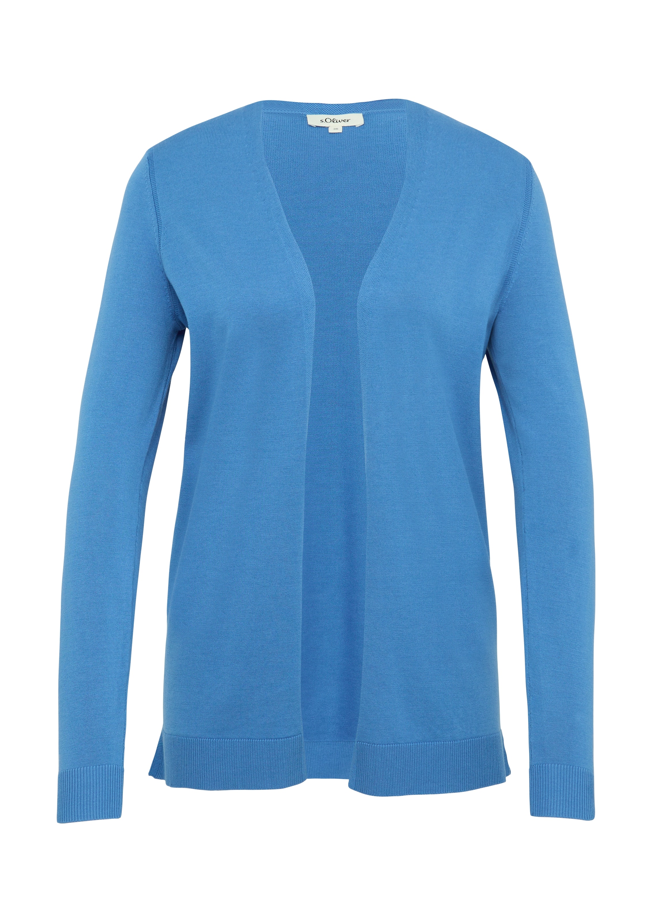 s.Oliver Strickjacke, Feinstrick ohne Verschluss