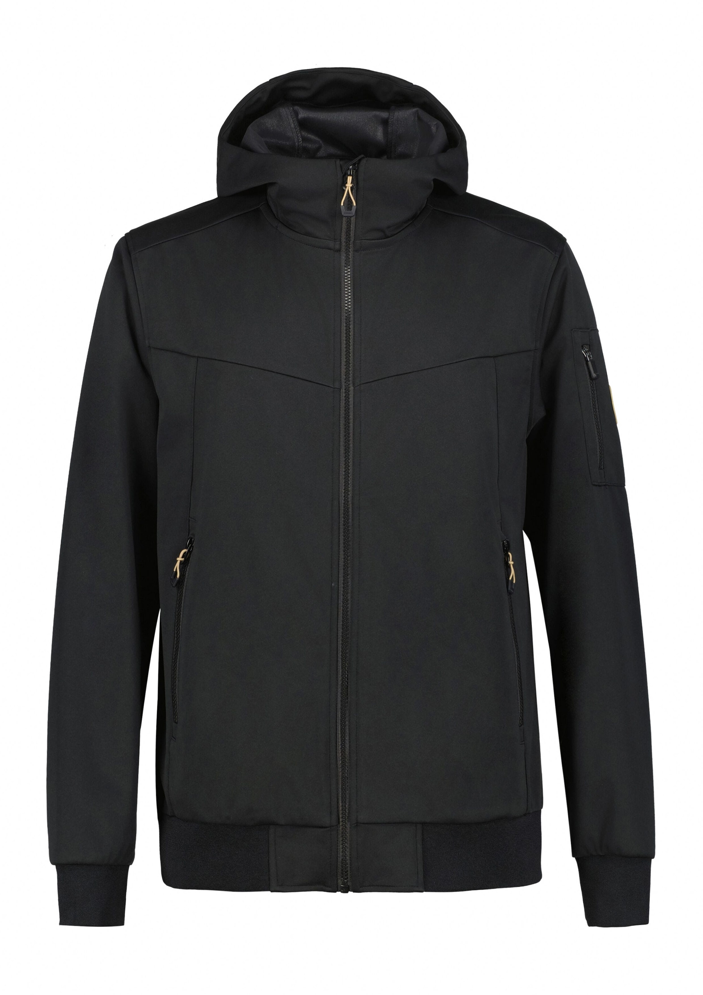 Icepeak Herren Softshelljacke »H SOFTSHELLBLOUSON MERRYVILLE« 1 Stk. tlg. in schwarz, Größe 48