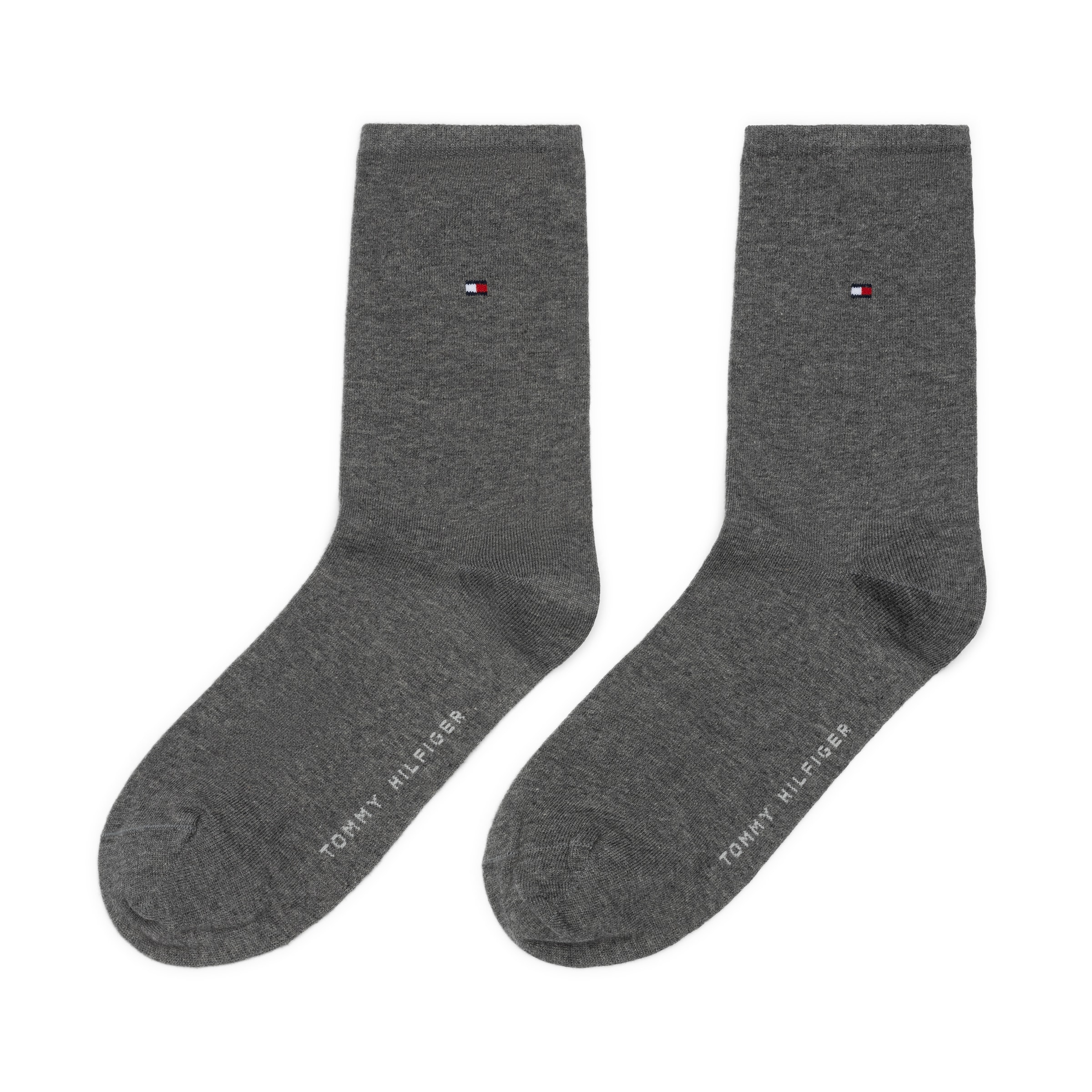 Tommy Hilfiger Socken »TH WOMEN SOCK CASUAL 2P«, (2 Paar, 2 Paar), mit flacher Zehennaht
