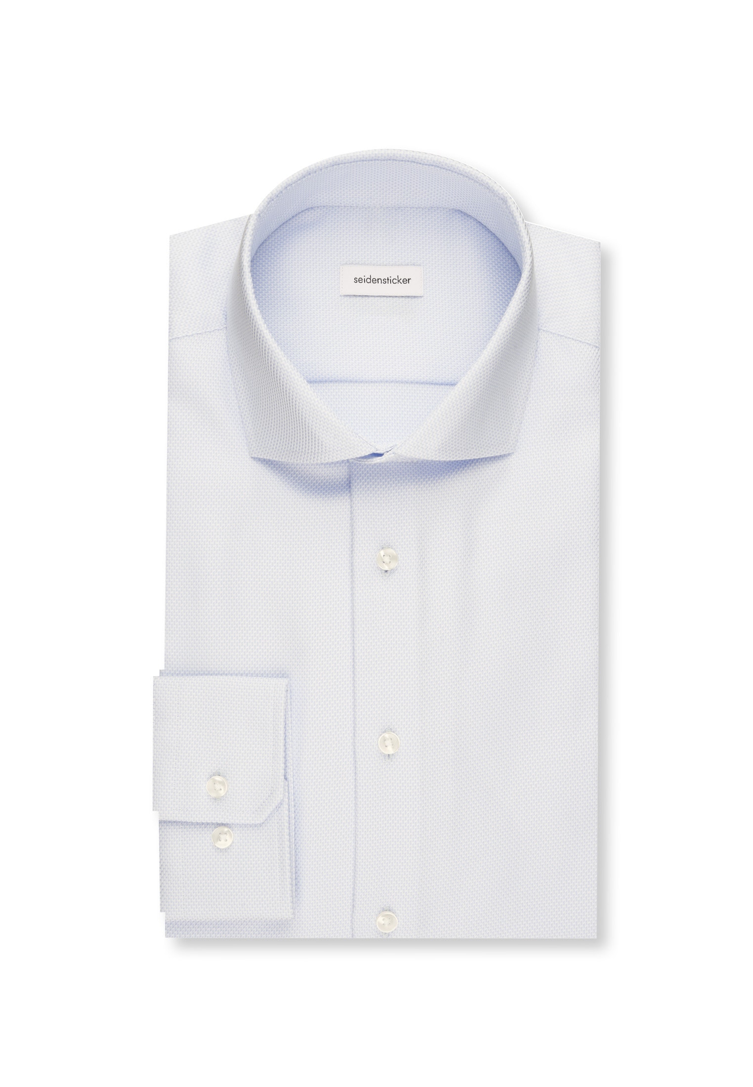 seidensticker Businesshemd »Schwarze Rose« Shaped 1/1 Extra lang Kentkragen Struktur