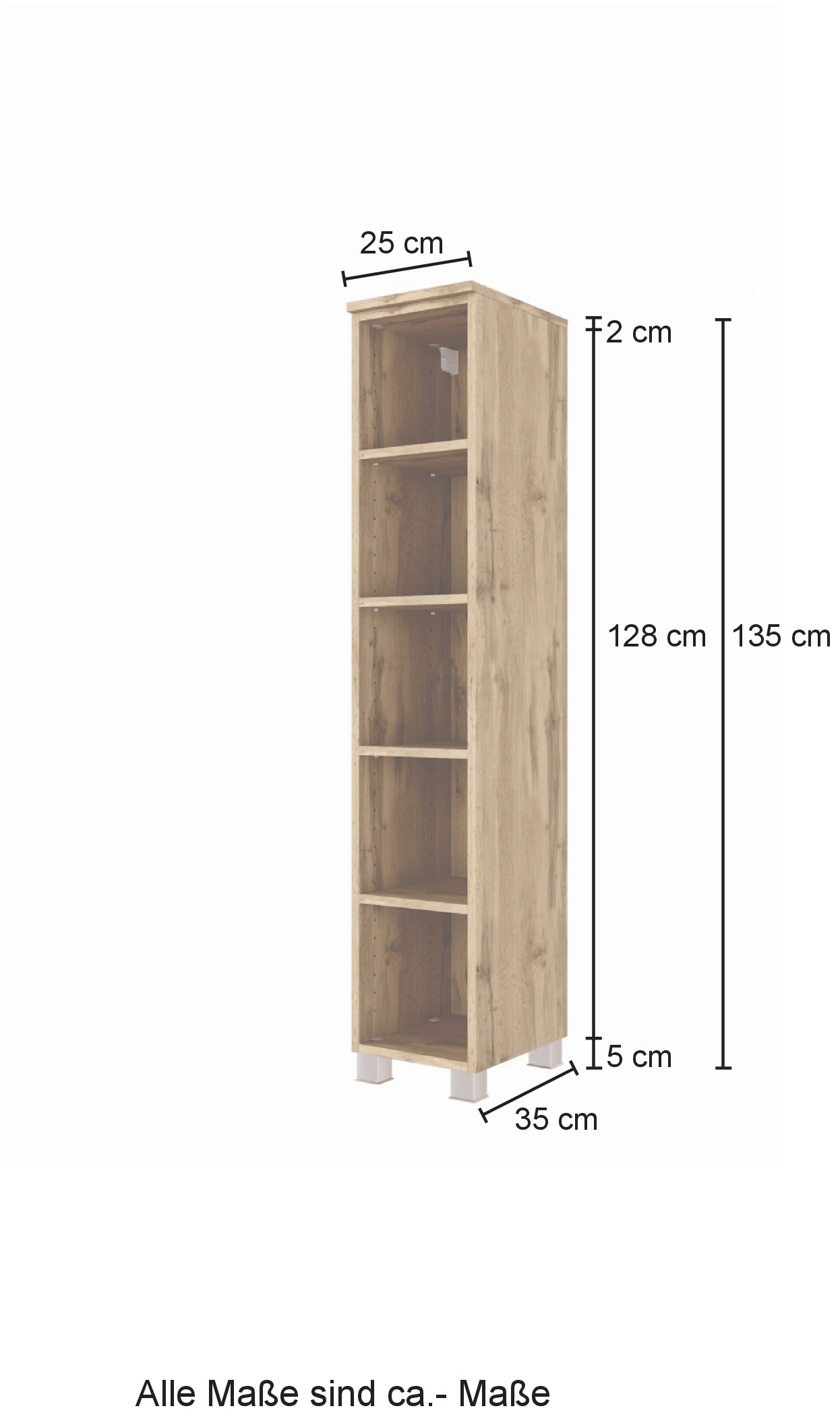 welltime Vorratsschrank »Horki«, 30 cm breit