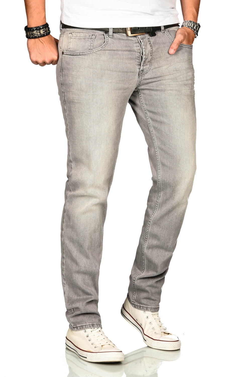 Alessandro Salvarini Stretch-Jeans »A. Salvarini Herren Jeans Blau Multi AS170-AS174«