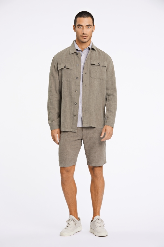LINDBERGH Hemdjacke ohne Kapuze mit Knopfleiste