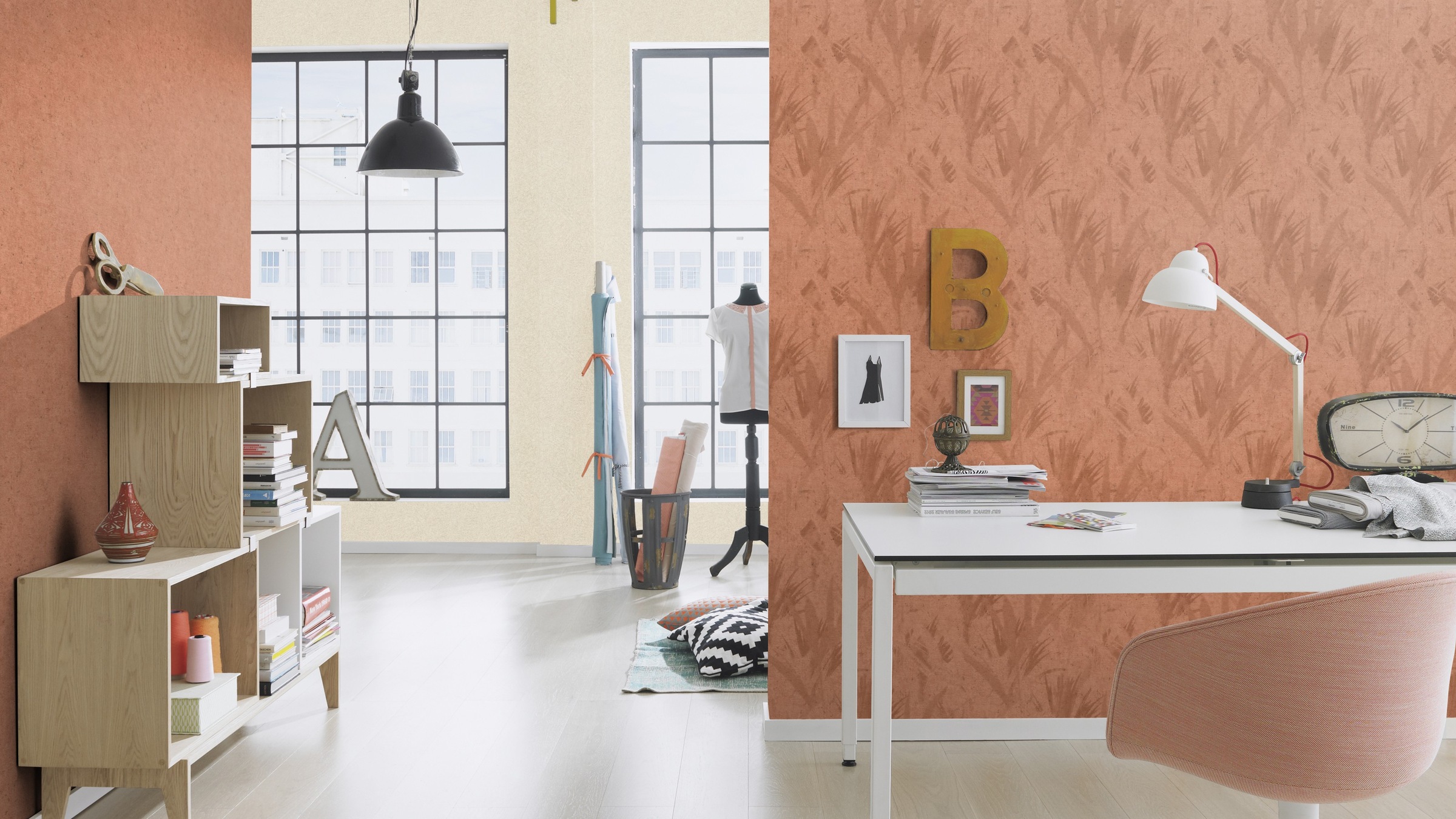 Rasch Vliestapete »Concrete«, botanisch