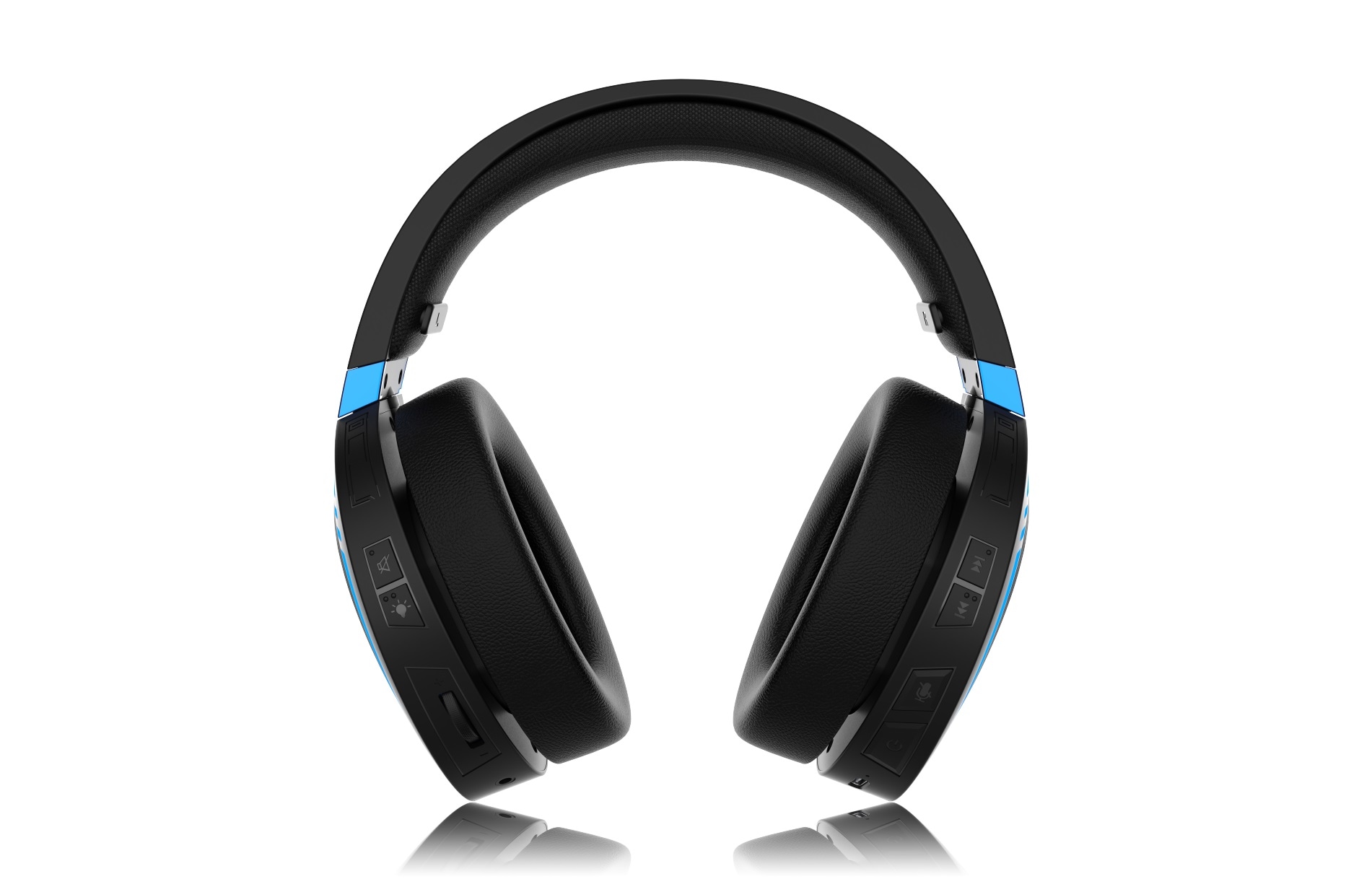 Sades Gaming-Headset »Warden I SA-201 Wireless, schwarz/blau, USB«, Rauschunterdrückung, inklusive Anubis' Staff Headset Ständer SA-W10, USB