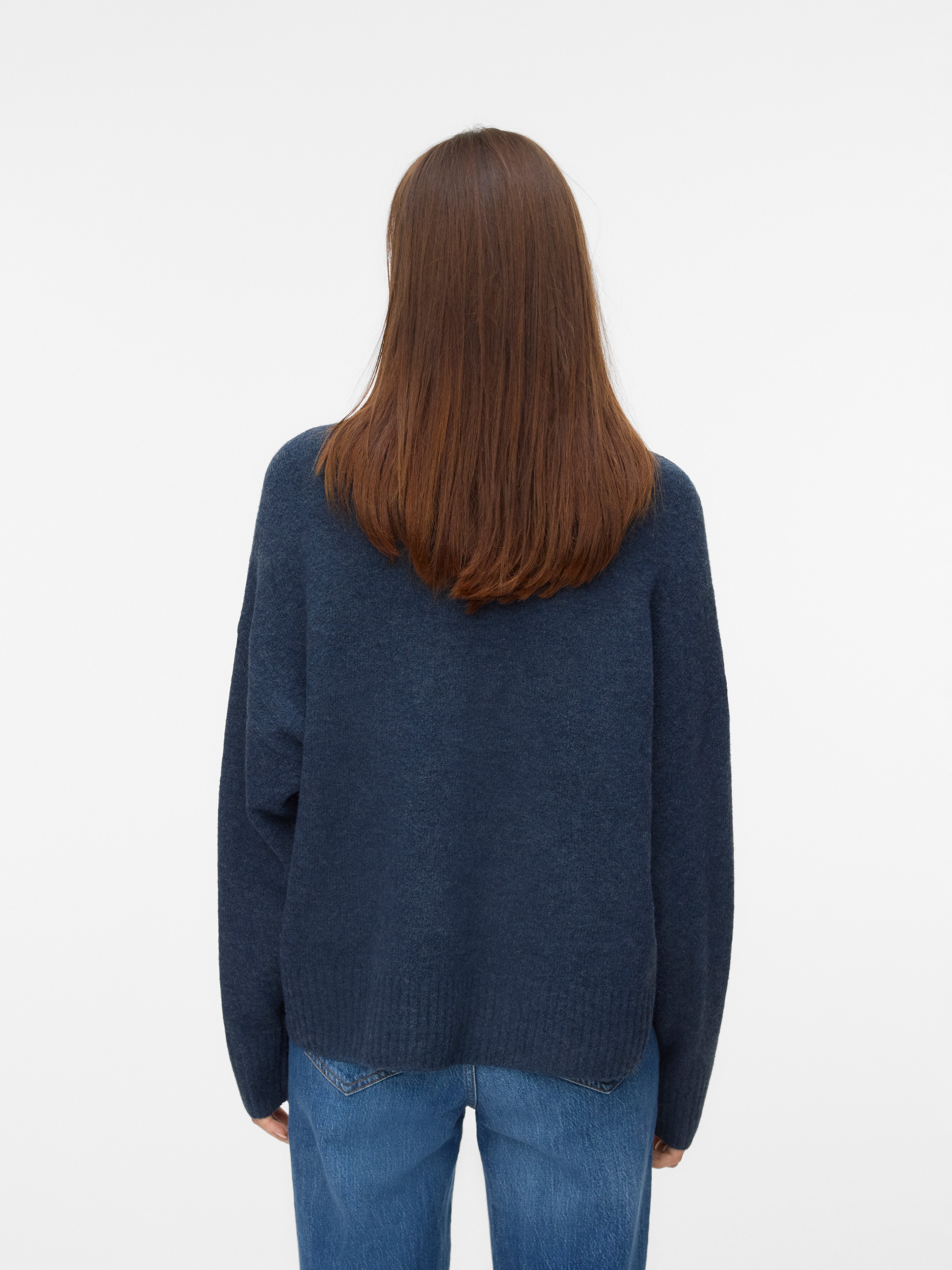 Vero Moda Strickpullover »VMBOOM LS O-NECK PULLOVER GA NOOS«