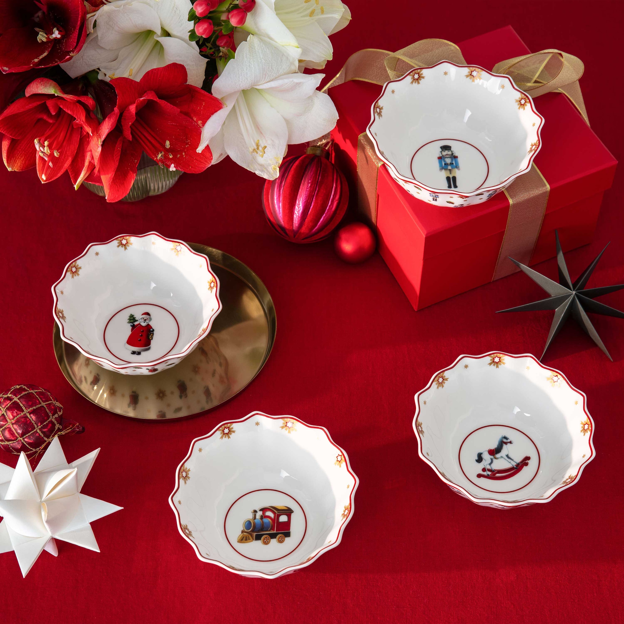 Villeroy & Boch Schale »Toy's Delight Jubiläums-Schalen Set 4tlg. 15x15x6cm« 4 aus Porzellan Premium Porzellan