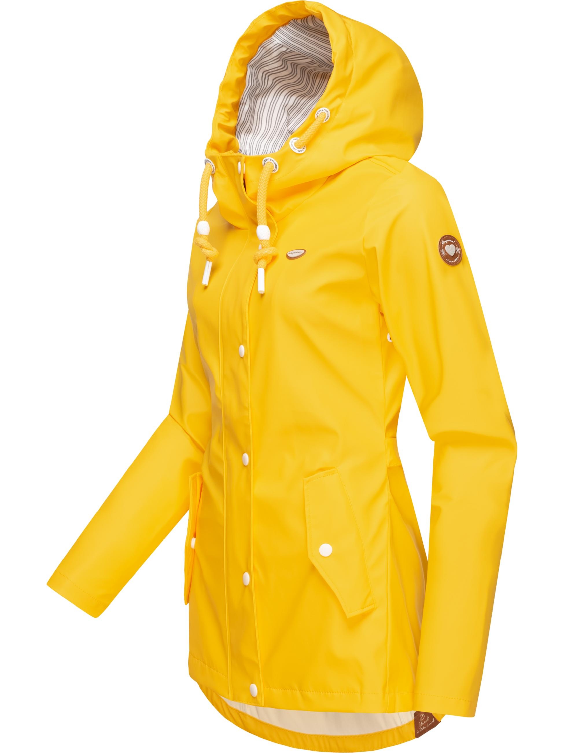 Ragwear Regenjacke »Regenjacke YM-Marge«, mit Kapuze, stylische Übergangsjacke mit großer Kapuze