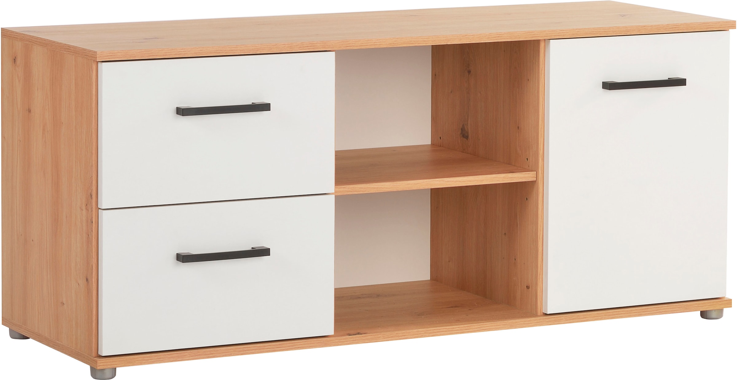 arthur berndt Jugendzimmer-Set »»Bente« 5-teilig« 5 tlg. Artisan Oak Nb/Weiß