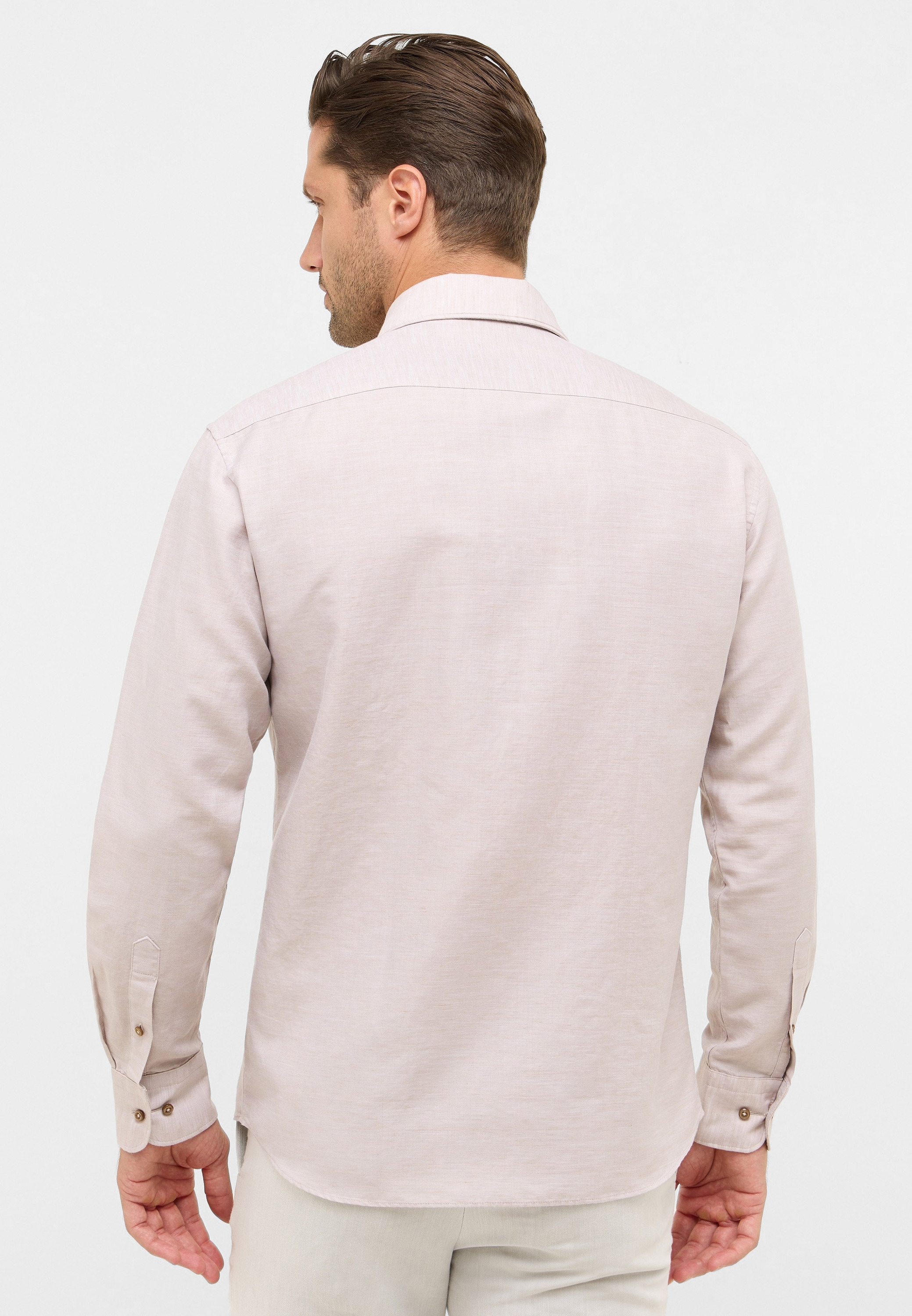Eterna Langarmhemd »MODERN FIT« EASY IRON (bügelleicht)