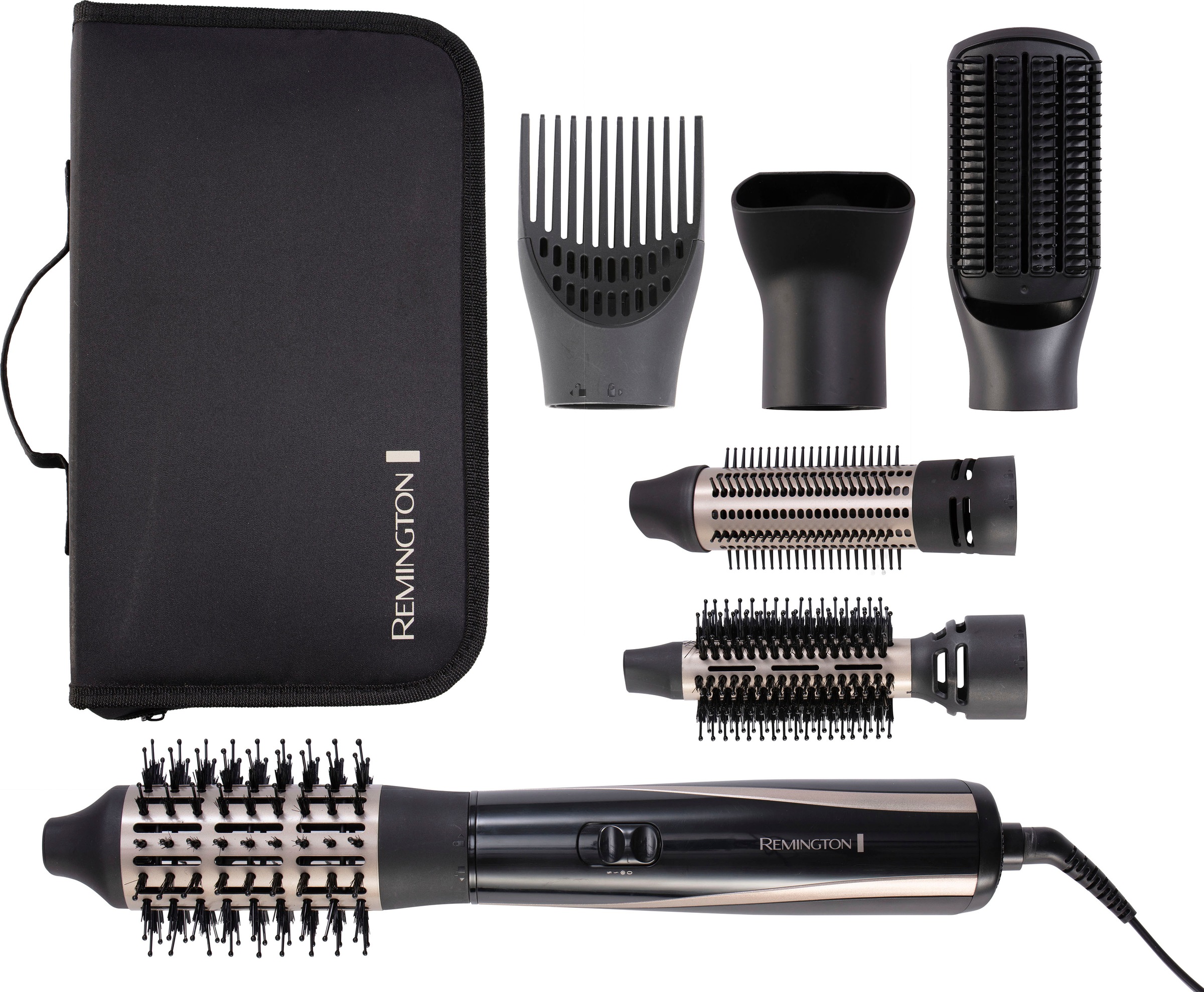 Remington Warmluftbürste »Blow Dry & Style AS7700«, 6 Aufsätze, Airstyler/Rund-&Lockenbürste für kurze, mittellange & lange Haare