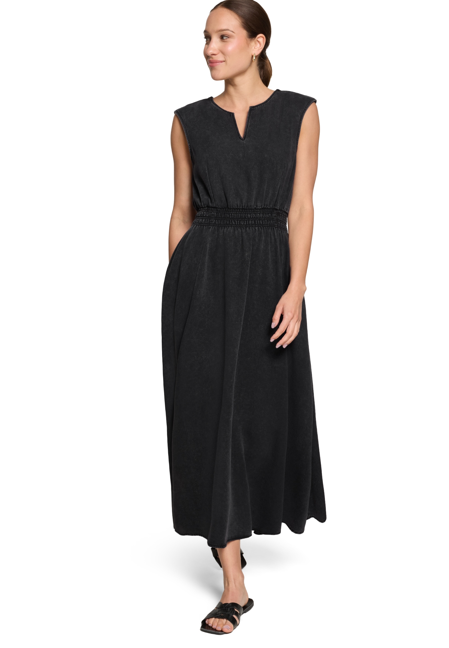 Zero Midikleid »Midikleid mit elastischem Bund«