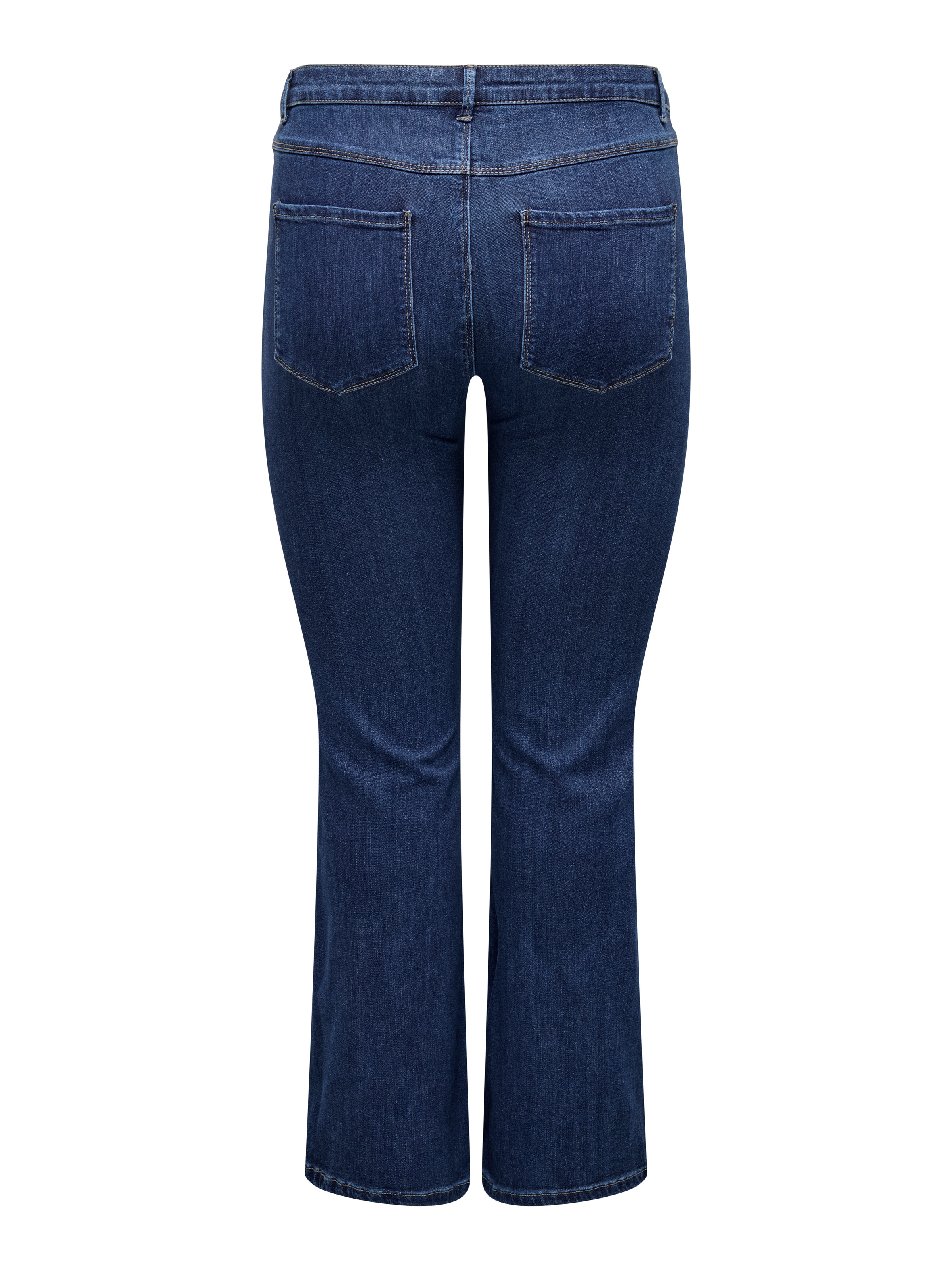 ONLY CARMAKOMA Bootcut-Jeans »CARTHUNDER LIFE MID PUSH UP FLARED DNM«