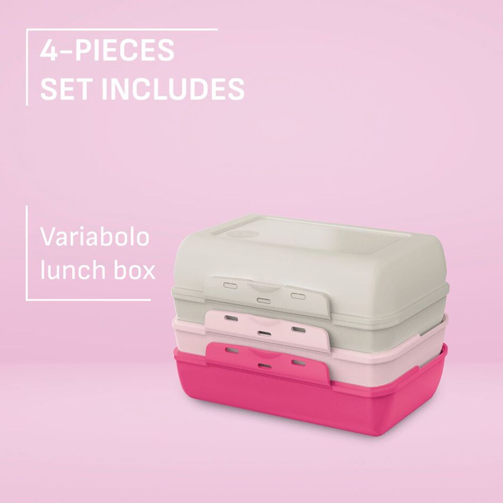 Emsa Lunchbox »Variabolo« platzsparend, verschiedene Farbkombinationen, spülmaschinenfest