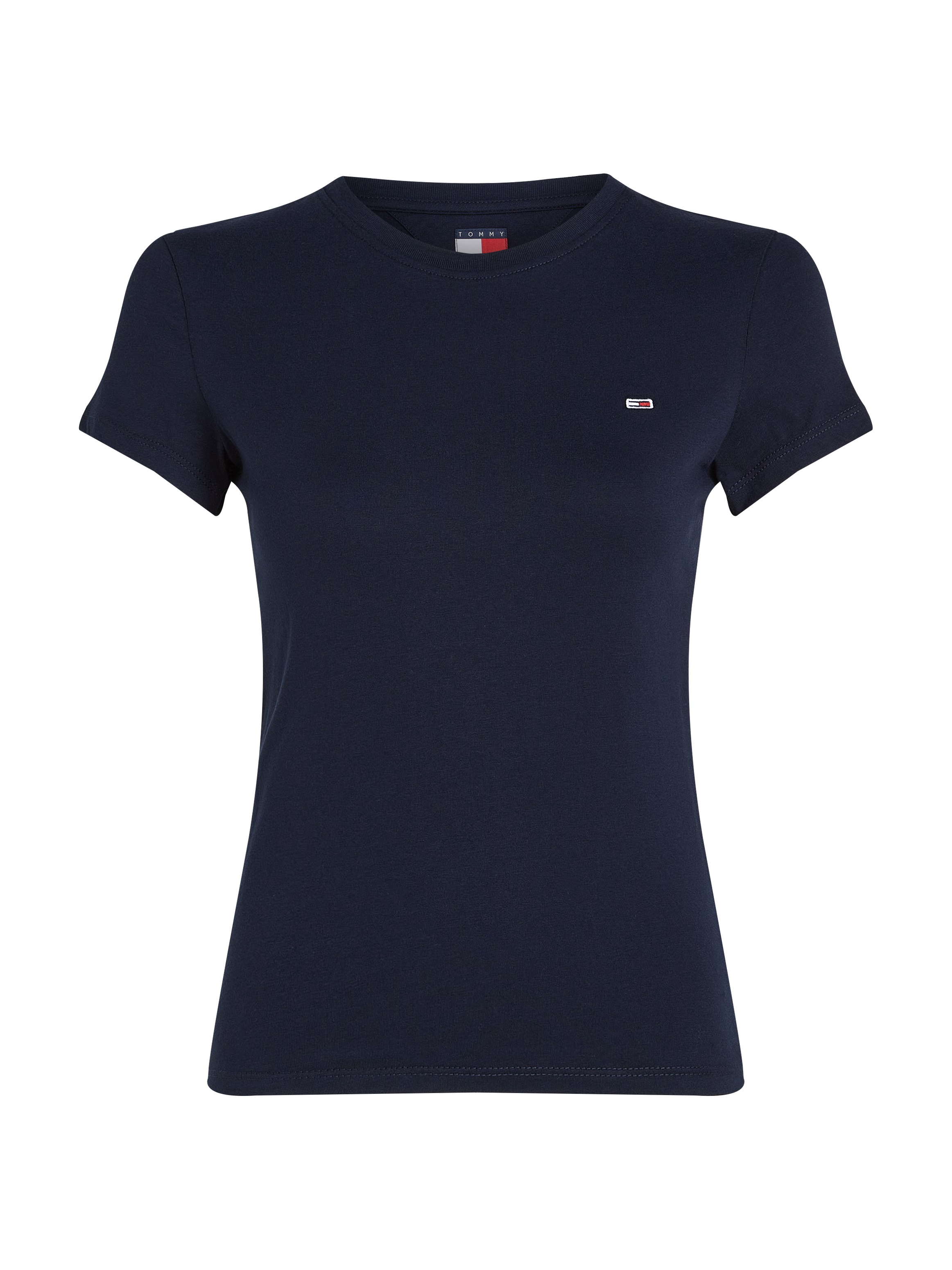 Tommy Jeans T-Shirt »TJW SLIM C-NECK TEE«, mit Logo-Stickerei