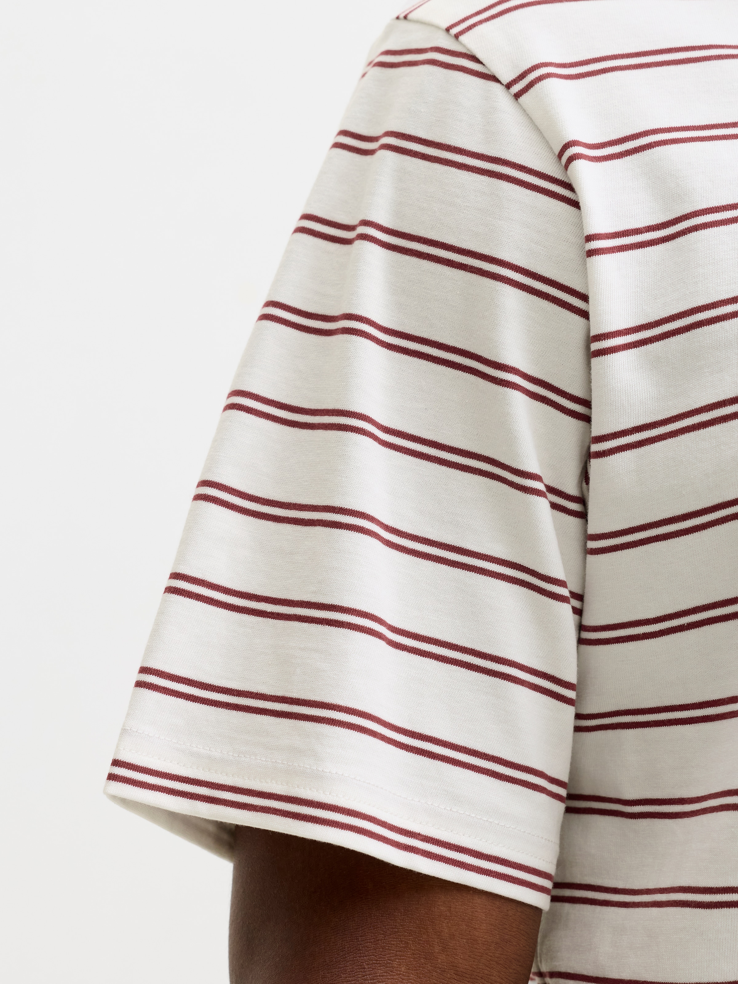 Jack & Jones T-Shirt »JORNORREBRO STRIPE TEE SS CN LN« Baumwolle, relaxed fit