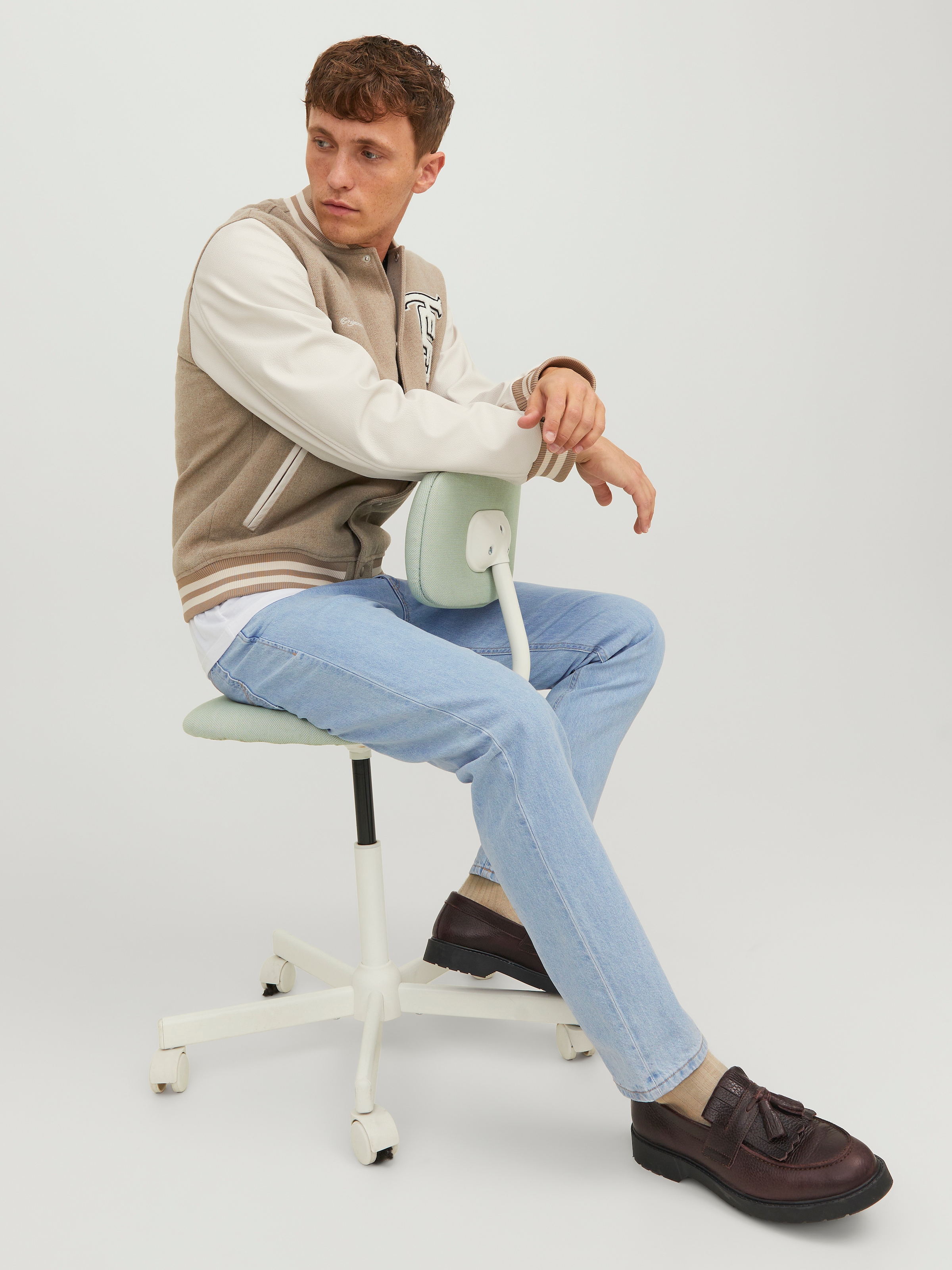 Jack & Jones Loose-fit-Jeans »JJICHRIS JJORIGINAL SQ 738 NOOS« mit Faded-Effekten