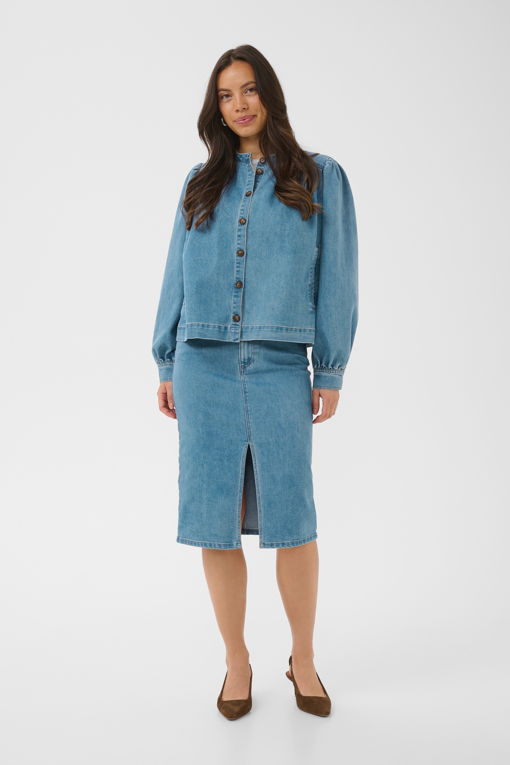 Saint Tropez Jeansrock »Damen Denimrock TeraSZ«