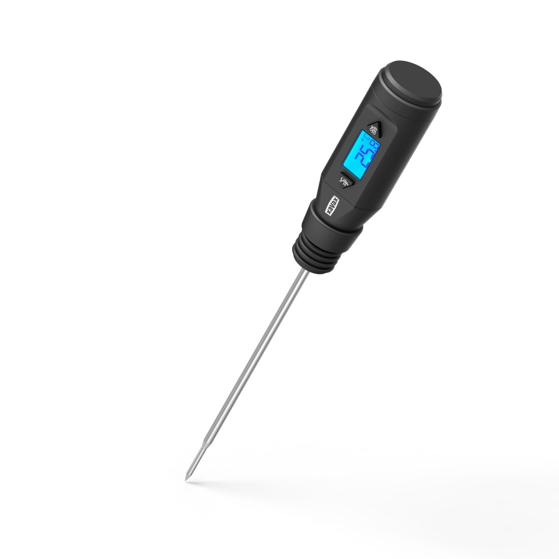 Xavax Bratenthermometer »Digitales Multithermometer, Backthermometer und Bratenthermometer«, Abnehmbarer Silikonverschluss
