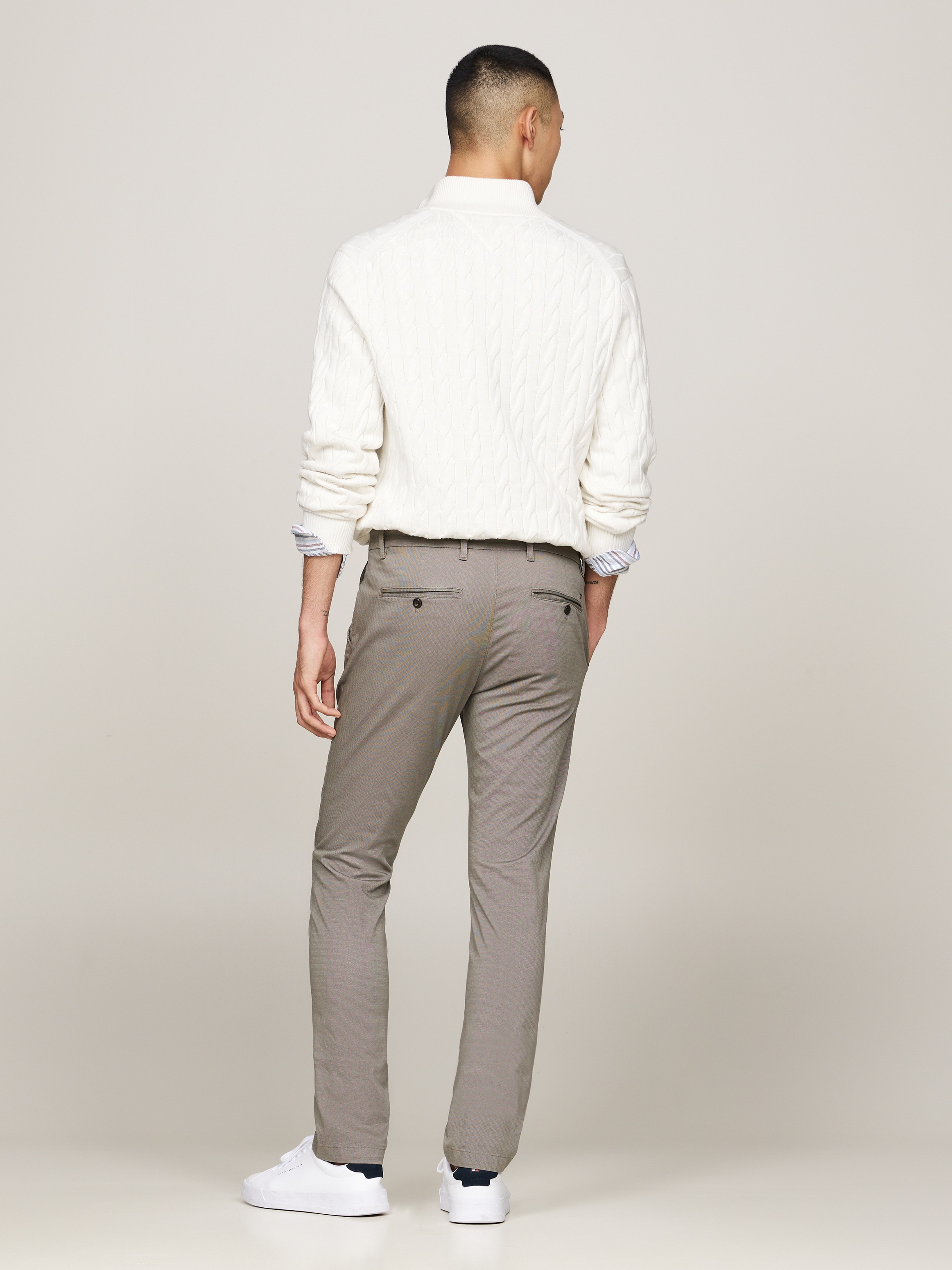 Tommy Hilfiger Chinohose »CHINO BLEECKER PRINTED STRUCTURE«