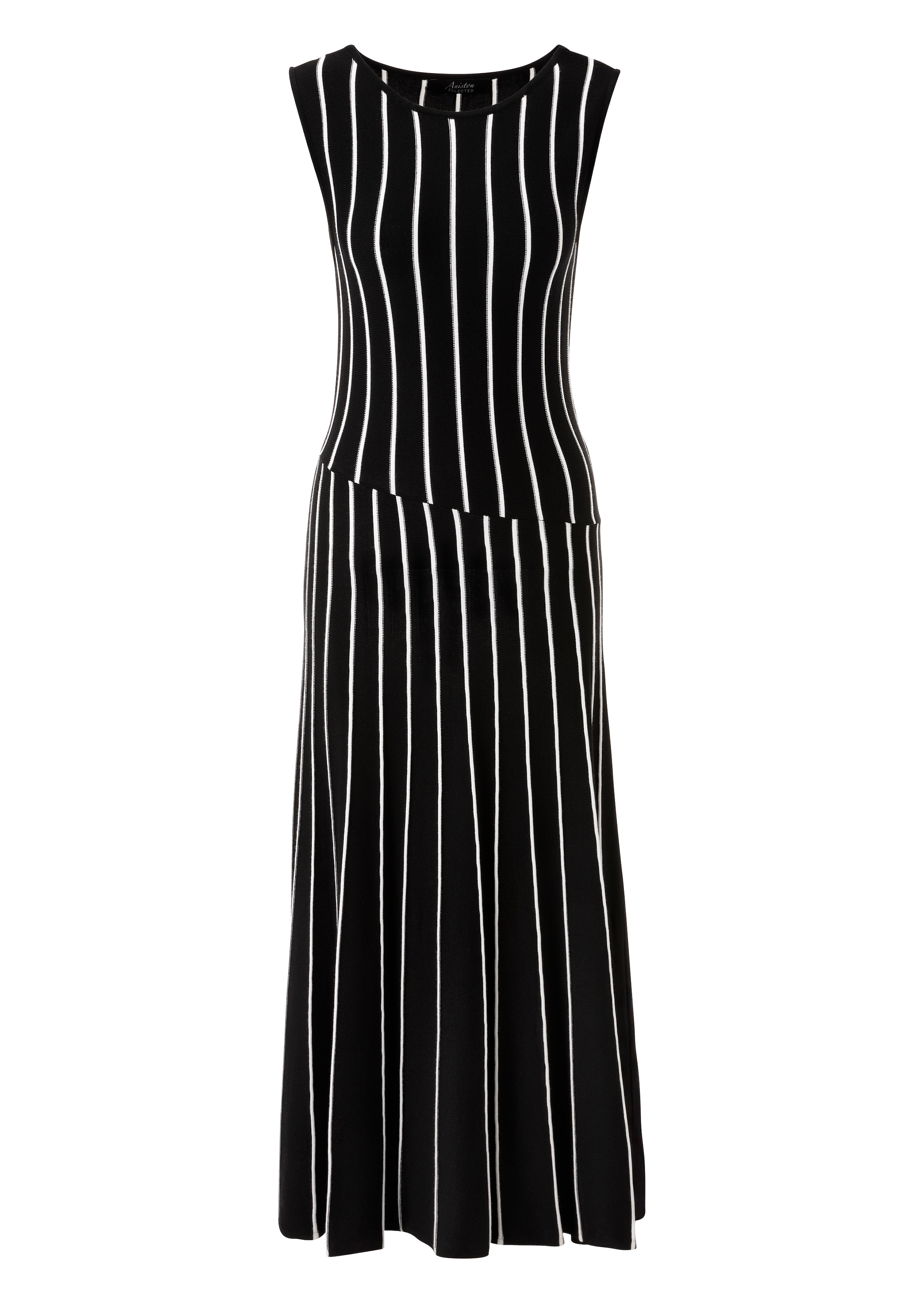Aniston SELECTED Strickkleid mit trendigen, strukturierten Streifen - NEUE KOLLEKTION