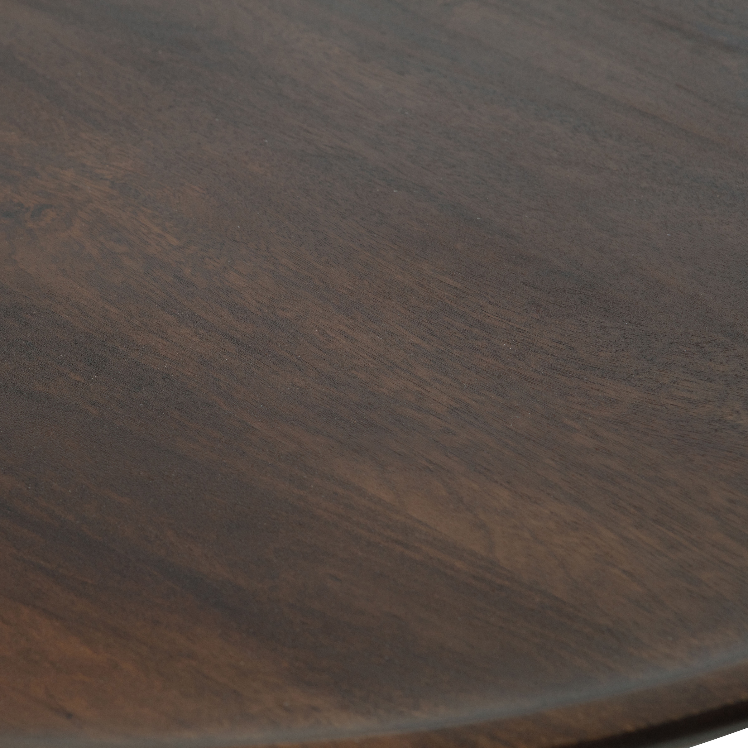 WOOOD Couchtisch »Coffee A Gogo mit Massivmangoholz und bauchigem Standfuß Ø 90 x 40 cm« Tischblattdicke 4 cm, umlaufender Randerhöhung, Tragkraft 15 kg