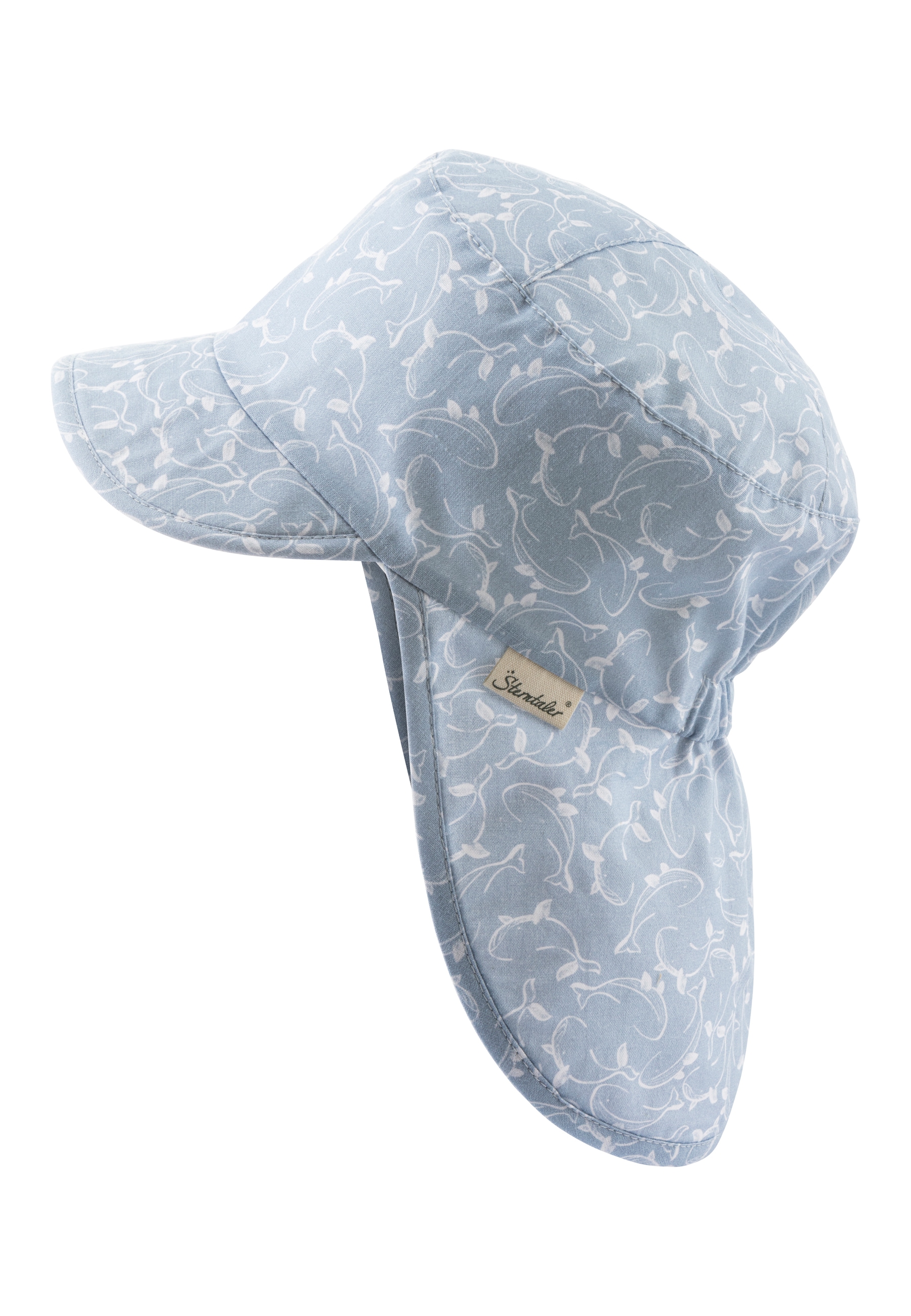 Sterntaler® Schirmmütze »Schirmmütze mit Nackenschutz Wale«
