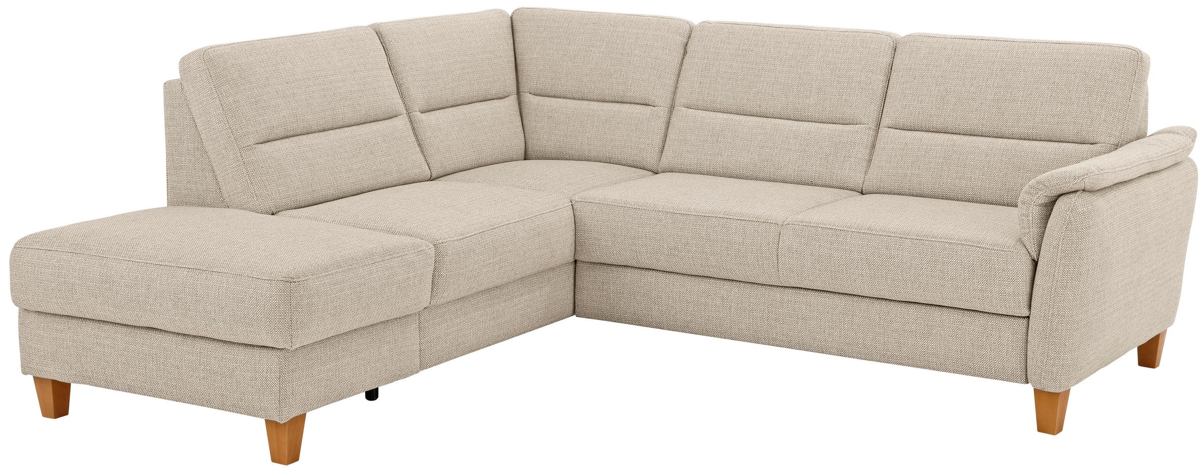 Home affaire Ecksofa »Palmera L-Form«, Federkern, wahlweise mit Bettfunktion und mit/ohne Stauraum