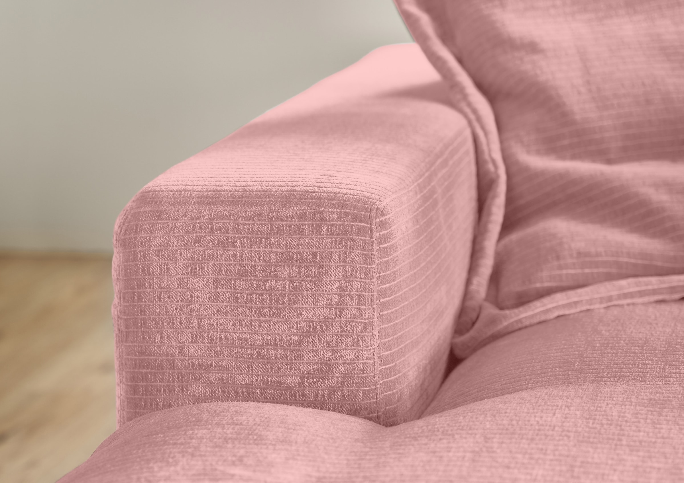 Musterring Ecksofa »Lucia« verschiedene Farben, großer Longchair mit Armlehne, B330 x T190 cm