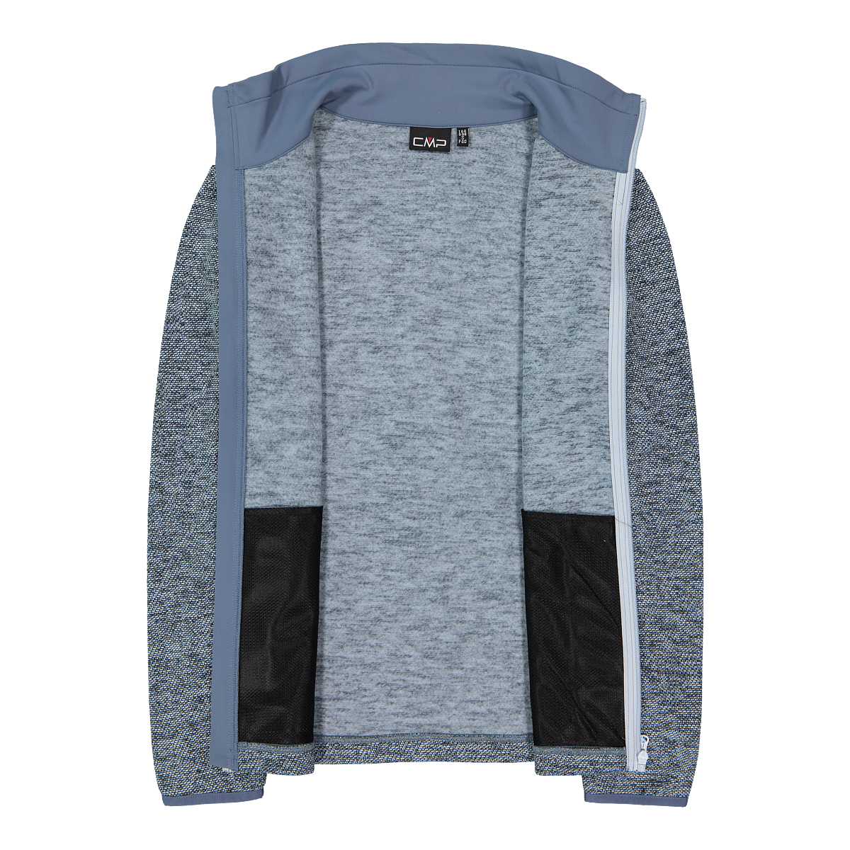 CMP Strickfleecejacke sportlicher Stil, Übergangsjacke für Erwachsene