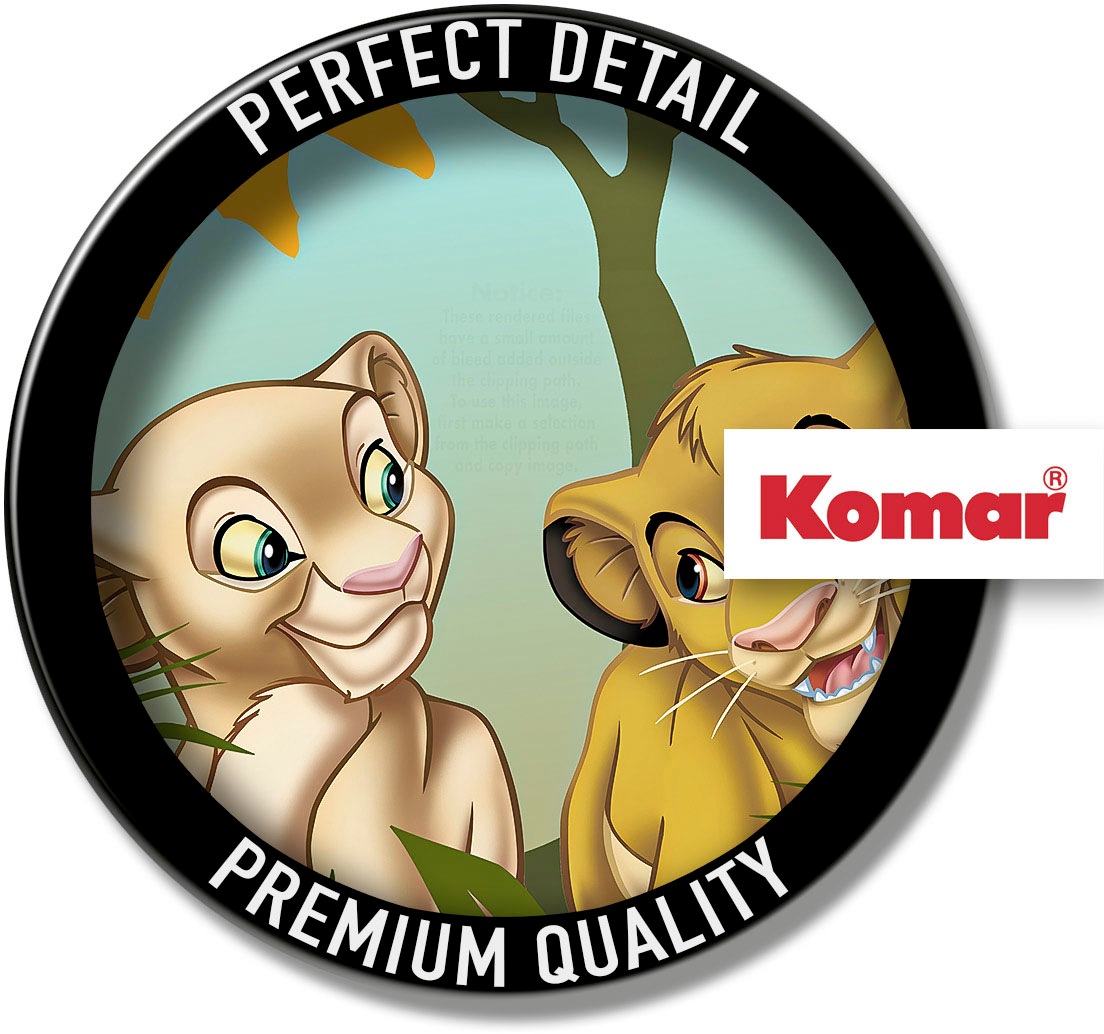 Komar Bild »Lion King Urembo Meadows« Disney 1 Stk. tlg. Wandbild zur Dekoration im Kinderzimmer - ohne Rahmen