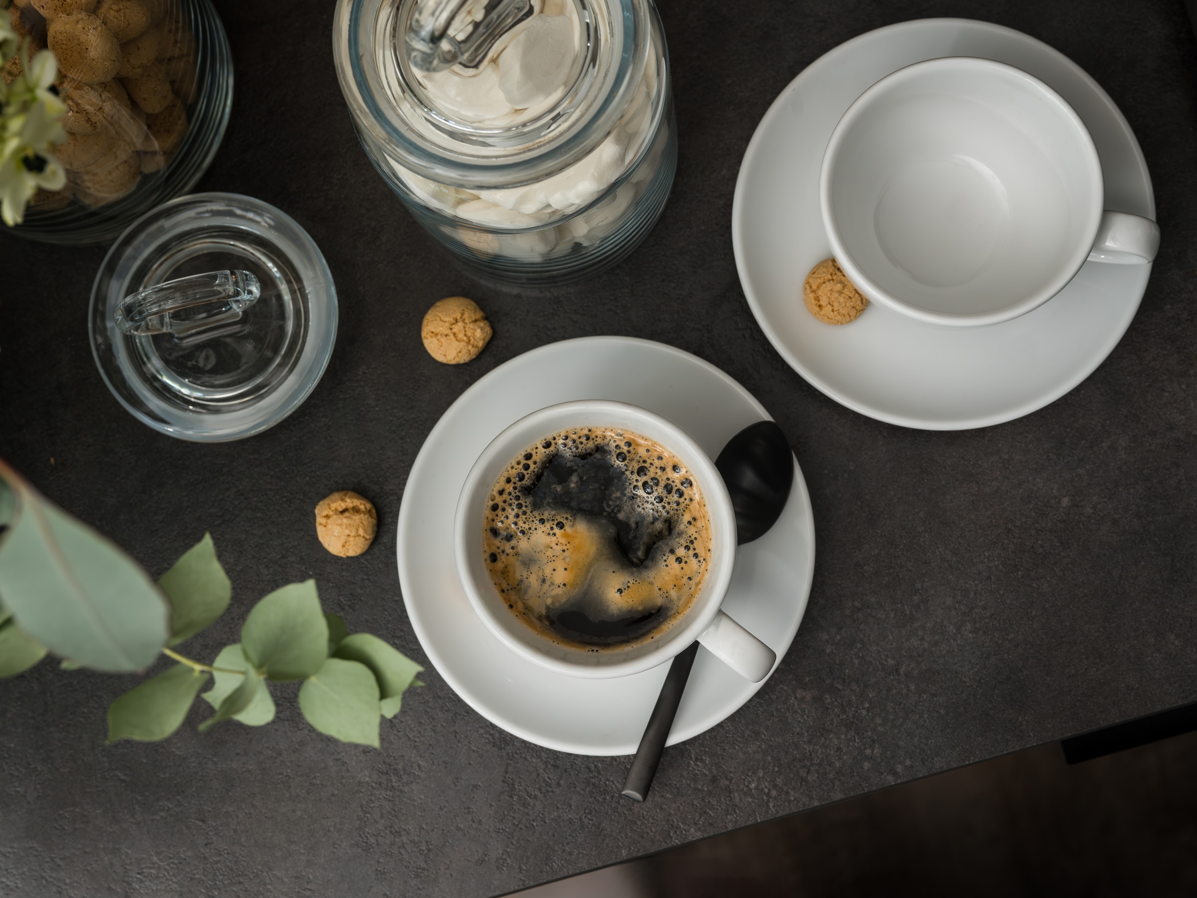 CreaTable Tasse »Bistrot Weiss, Kaffeetasse Set 8-tlg« Klassiker in Weiß, Der Alleskönner