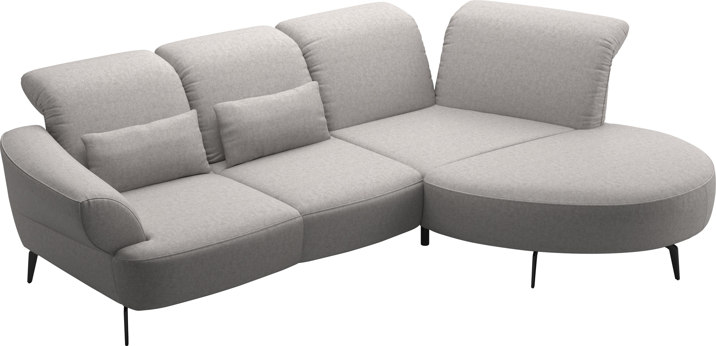 sit&more Ecksofa »Dance, L-Form, inkl. Sitztiefenverstellung« inkl. Click&Seat, optional mit Kopfteilverstellung