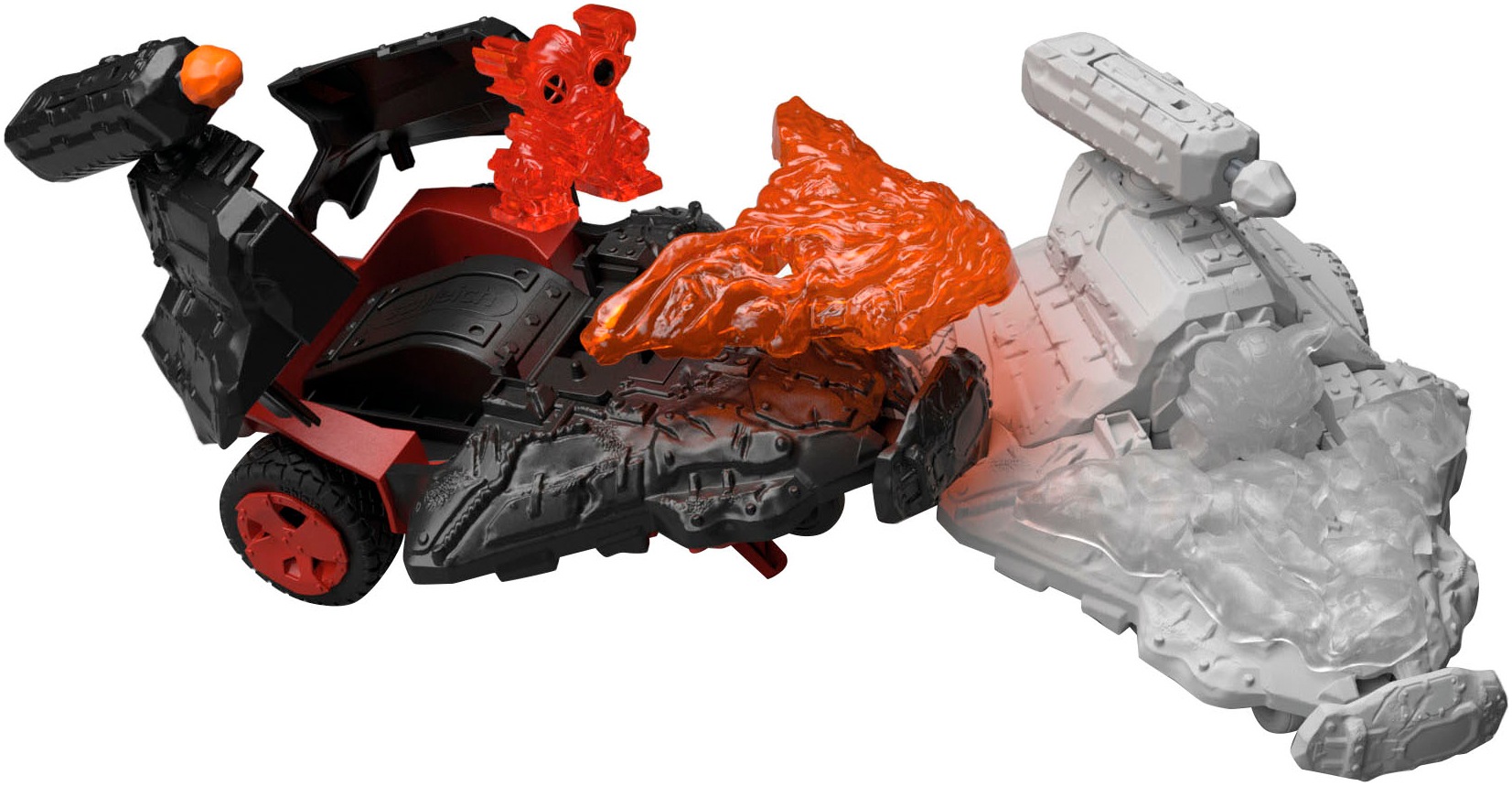 Schleich® Spielzeug-Auto »ELDRADOR® CREATURES, Lava Düsenjet Fahrzeug mit Mini Cretaure (42663)«, Made in Europe