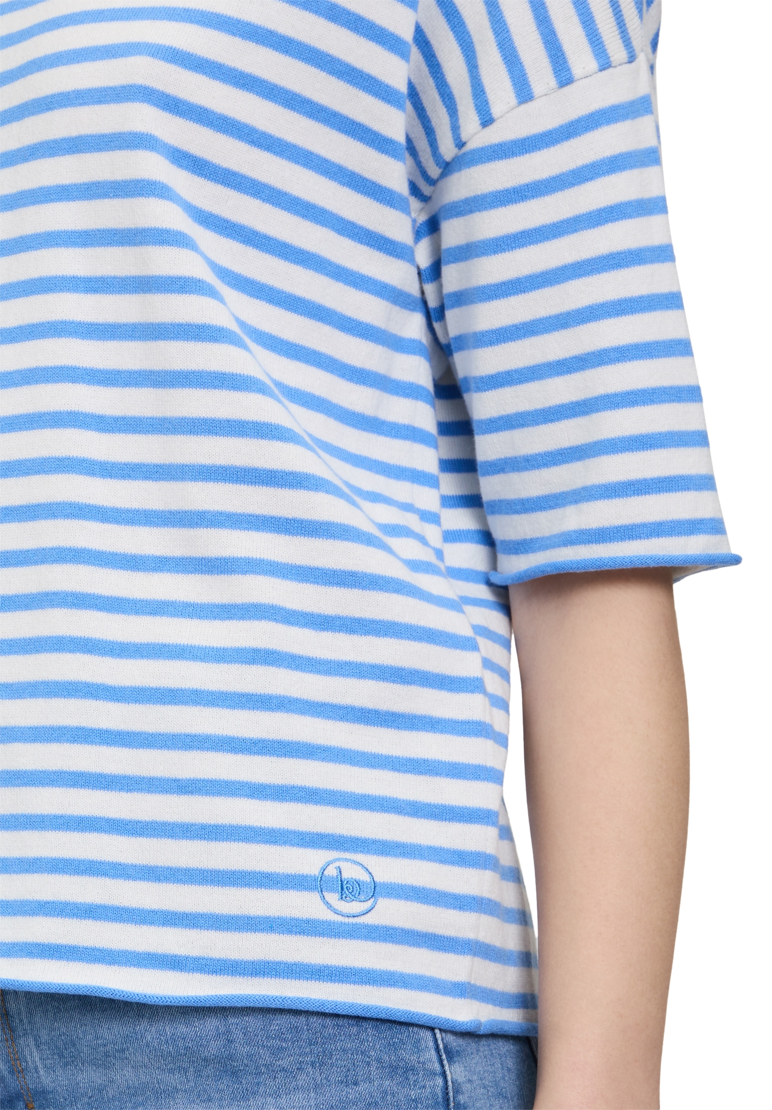 Betty&Co Strickpullover »Strickpullover mit U-Boot-Ausschnitt«
