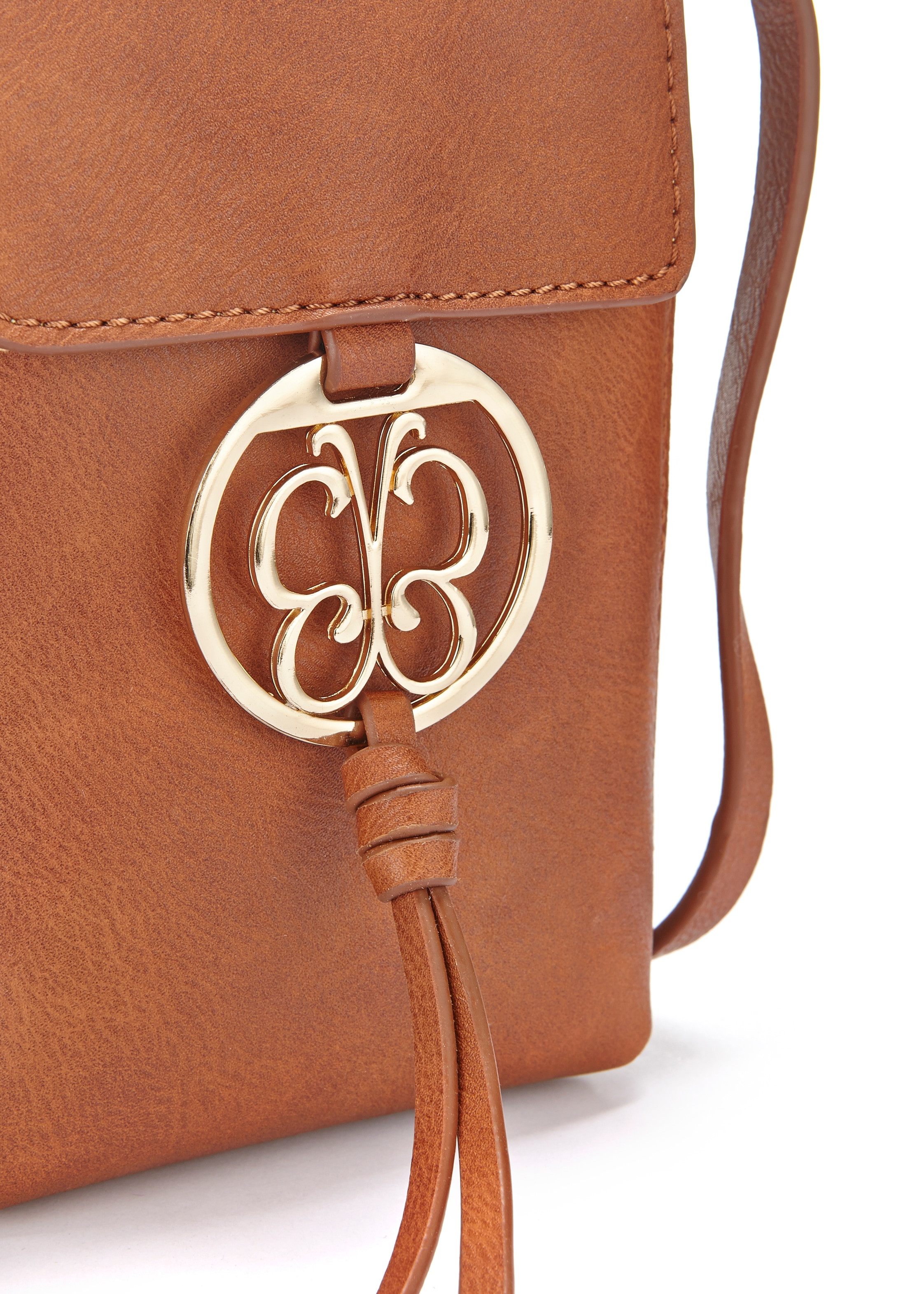 LASCANA Umhängetasche »Handytasche«, mit Zierschnalle, Minibag, Crossbody Bag VEGAN