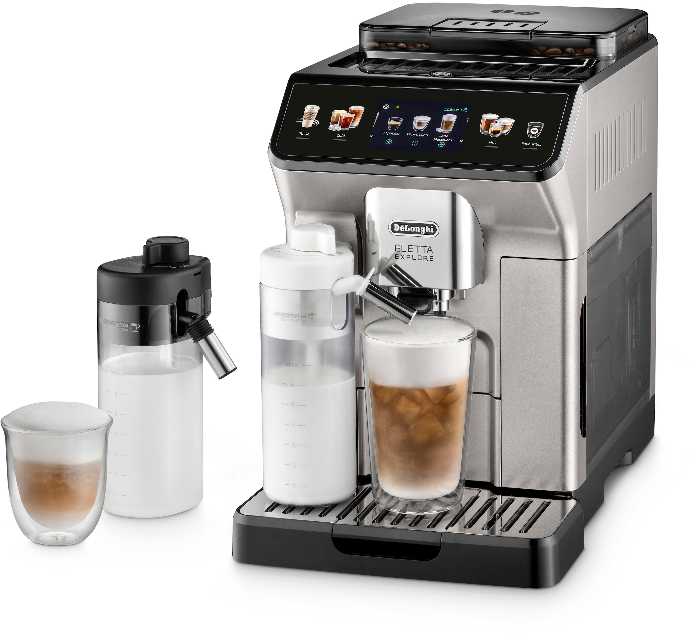 De'Longhi Kaffeevollautomat »Eletta Explore ECAM450.55.S«