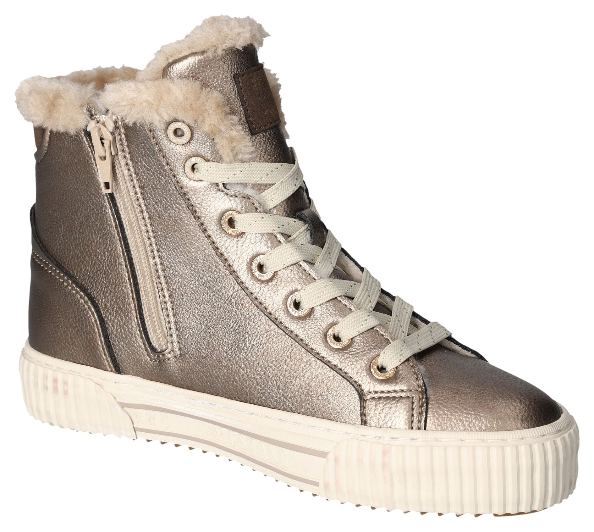 Mustang Shoes Winterboots, Schnürboots, High top Sneaker mit Innenreißverschluss