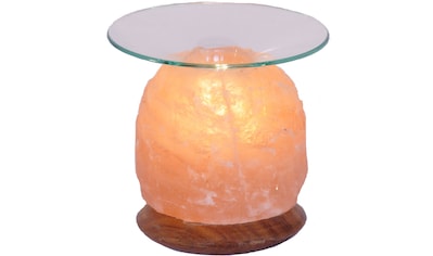 Salzkristall-Tischlampe »Natur«, Handgefertigt aus Salzkristall - jeder Stein ein...