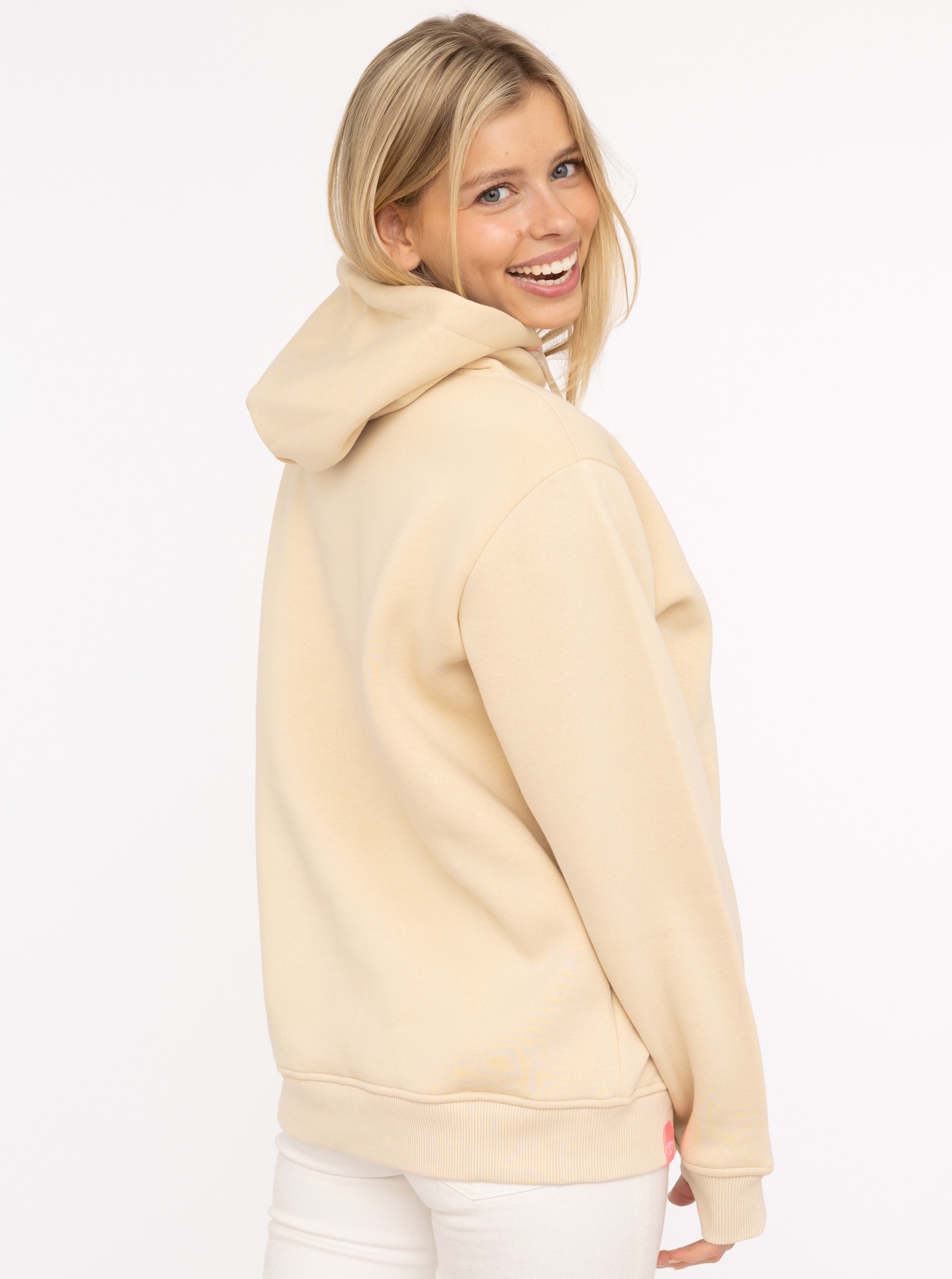 Zwillingsherz Hoodie »"Wild at heart"«, mit Leo Kapuze und Stickerei
