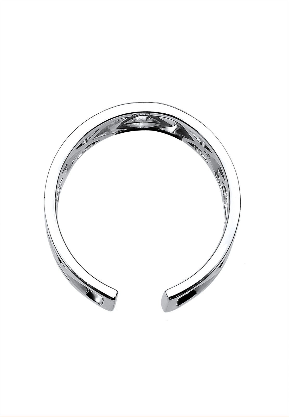Elli Silberring »Ring Ikat-Muster 925 Sterling Silber«