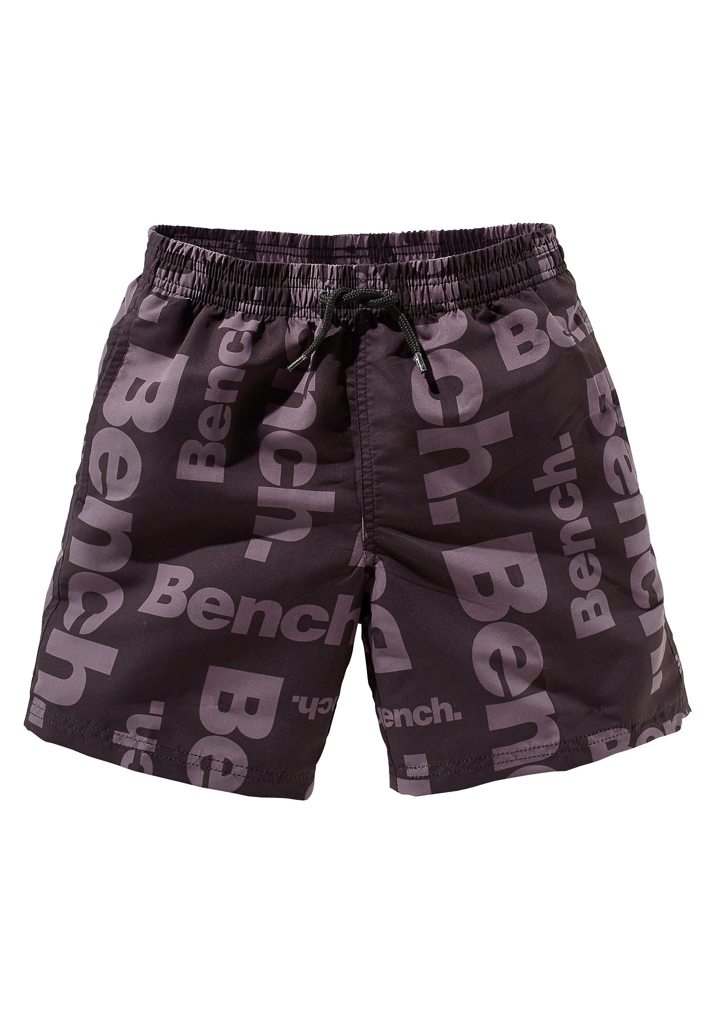 Badeshorts, mit allover Logodruck